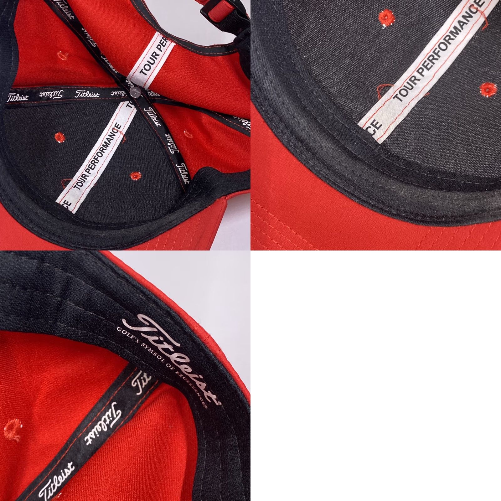 Titleist VINTAGE Titleist Red The Legend Golf Adjustable Strap Baseball Cap Hat Size ONE SIZE - 8 Thumbnail