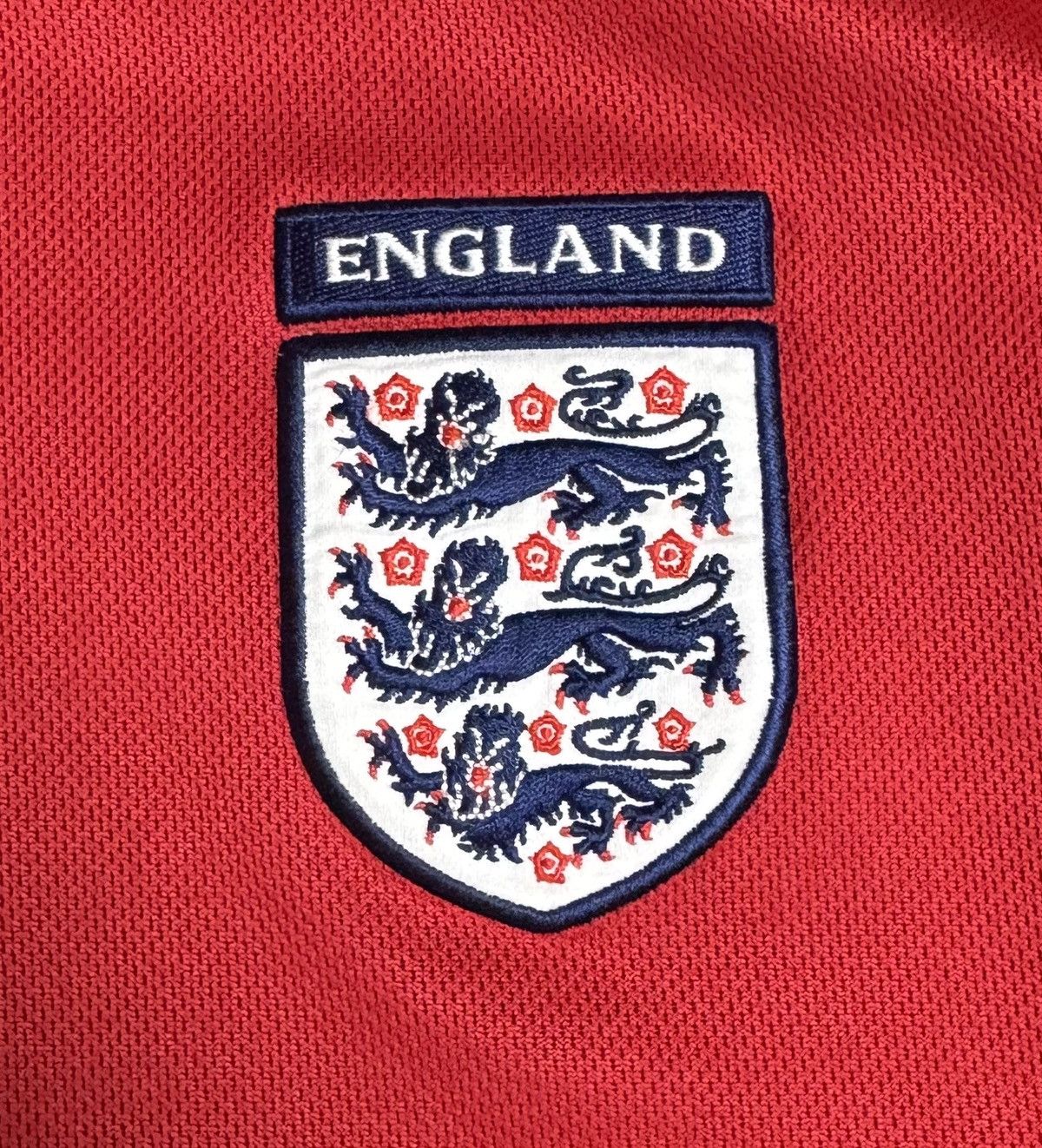 Umbro England 2002/04 Home Shirt Soccer Jersey Long Sleeve Umbro Size US L / EU 52-54 / 3 - 10 Thumbnail