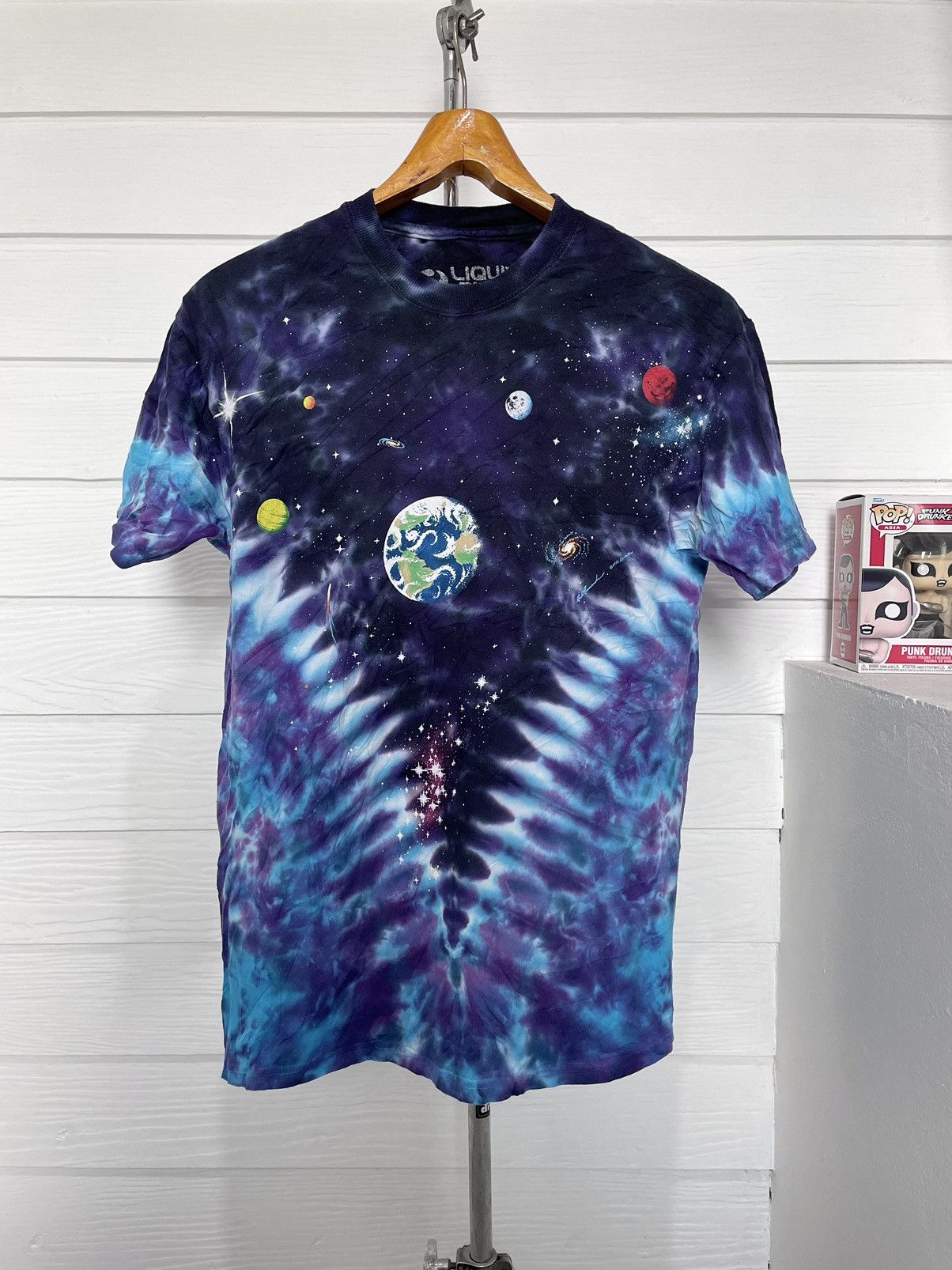 LIQUID BLUE SOLAR SYSTEM SPACE ALL OVER PRINT TIE DYE