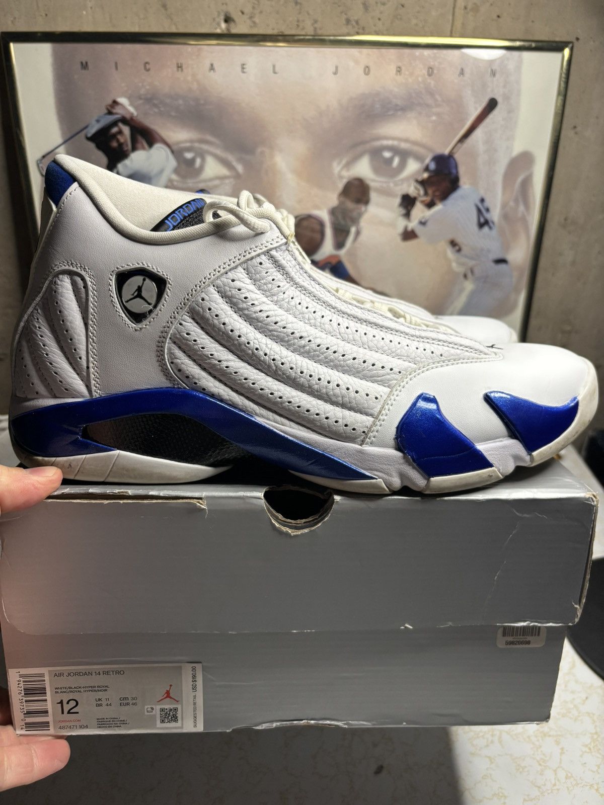 Jordan Brand Jordan Retro 14 ‘royal’ Size US 12 / EU 45 - 1 Thumbnail