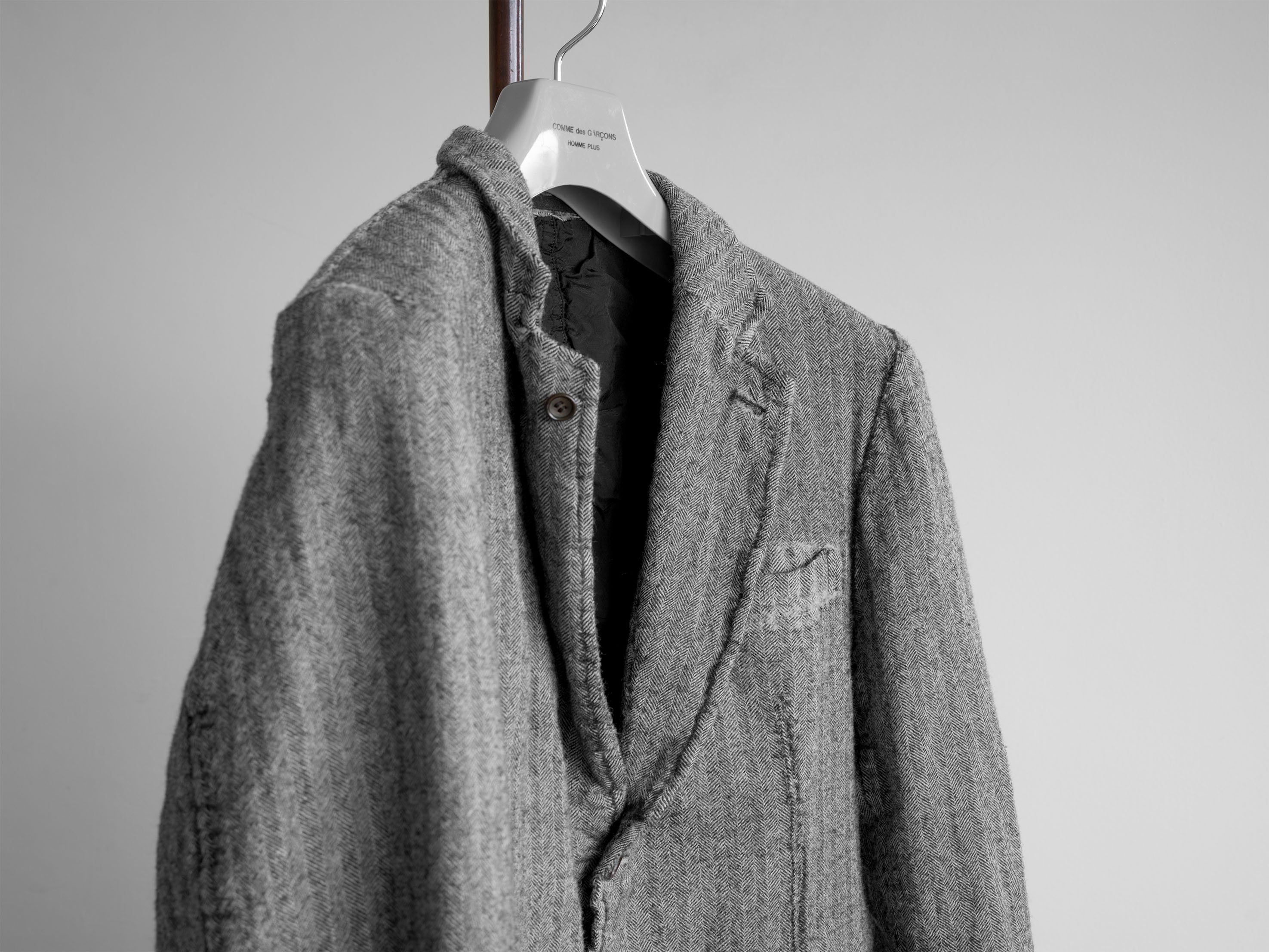 AW2010 GARMENT MILLED WOOL JACKET