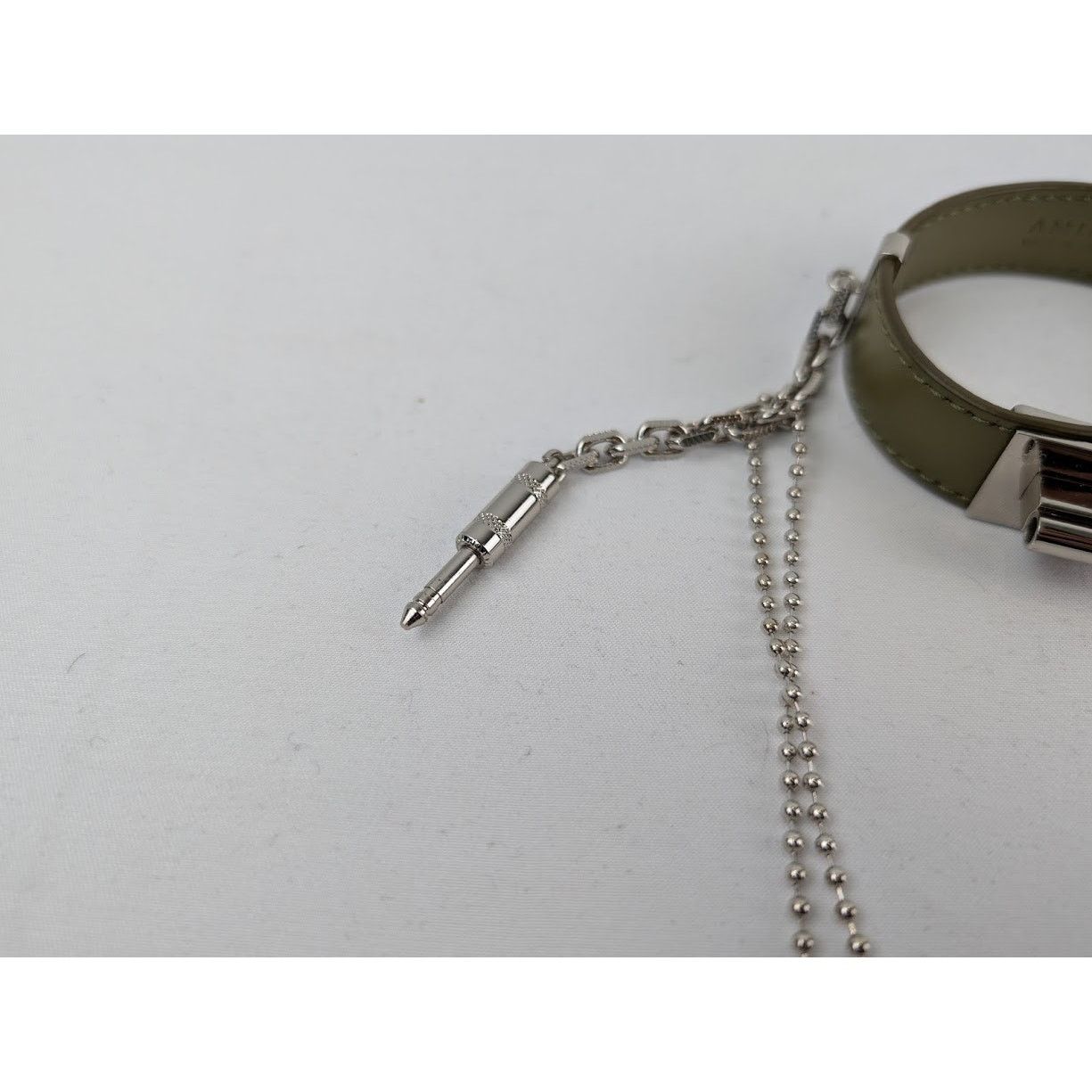 Amiri o1rshd1 Q:2 / Size: OS / Pebbled Jax Bracelet Military Green Size ONE SIZE - 5 Thumbnail