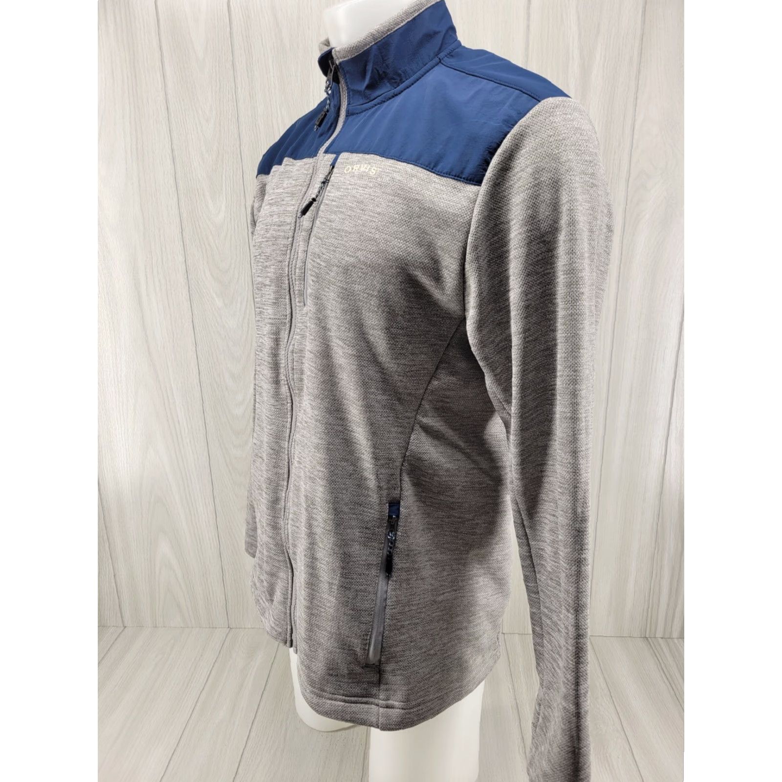 Orvis Orvis Jacket Mens XL Gray Full Zip Fleece Lined Long Sleeve Outdoors Size US XL / EU 56 / 4 - 2 Thumbnail