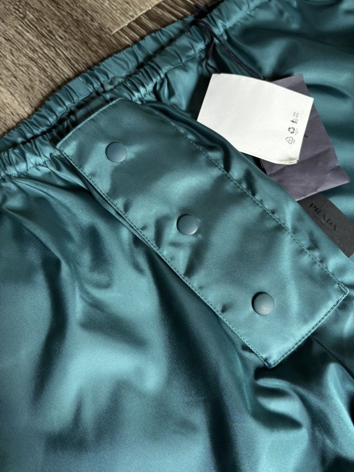 Prada Prada Re Nylon Pants Green Blue Size US 36 / EU 52 - 3 Thumbnail