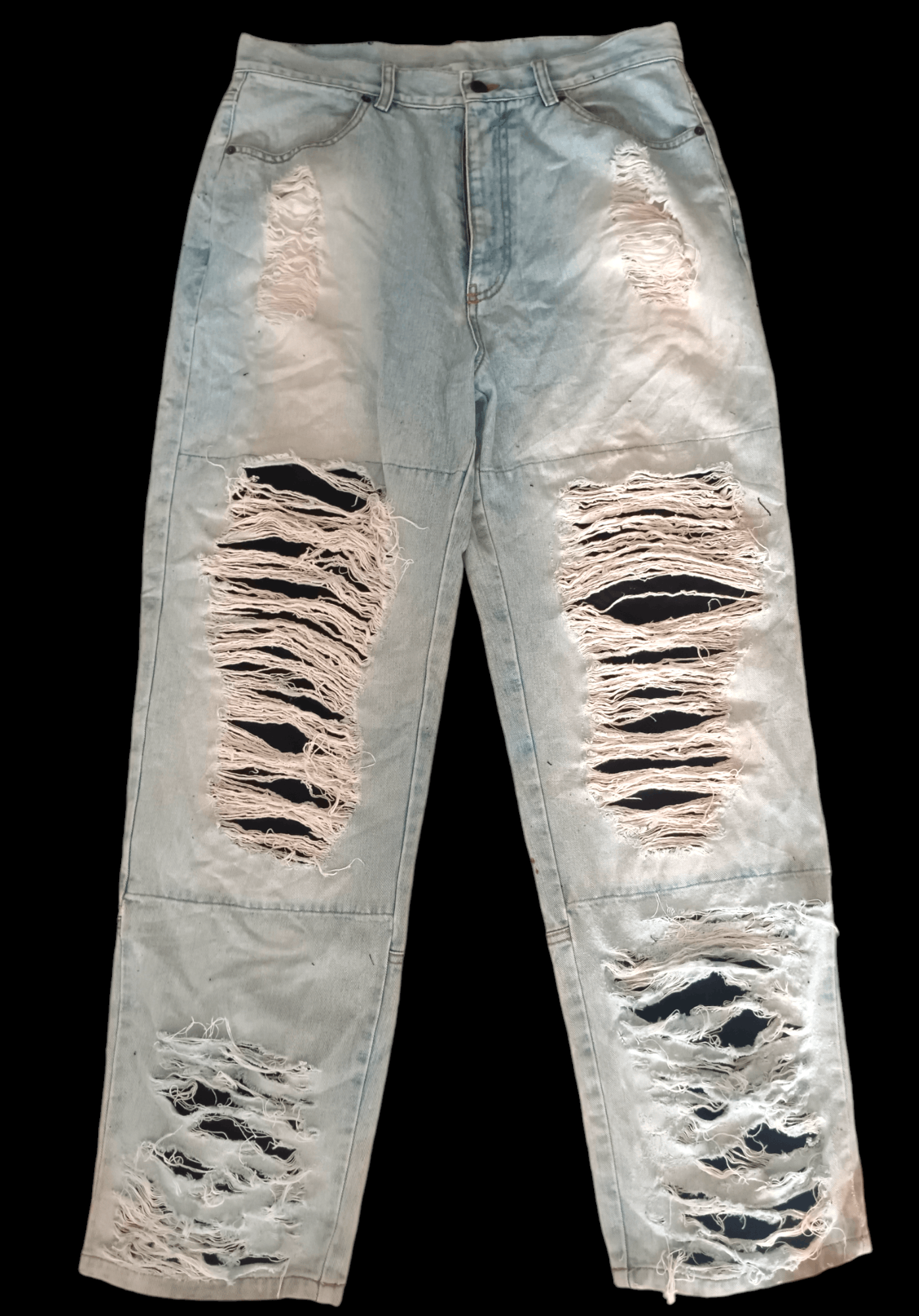 Japanese Brand Vintage Y2K Breath destroy Jeans Size US 34 / EU 50 - 1 Thumbnail