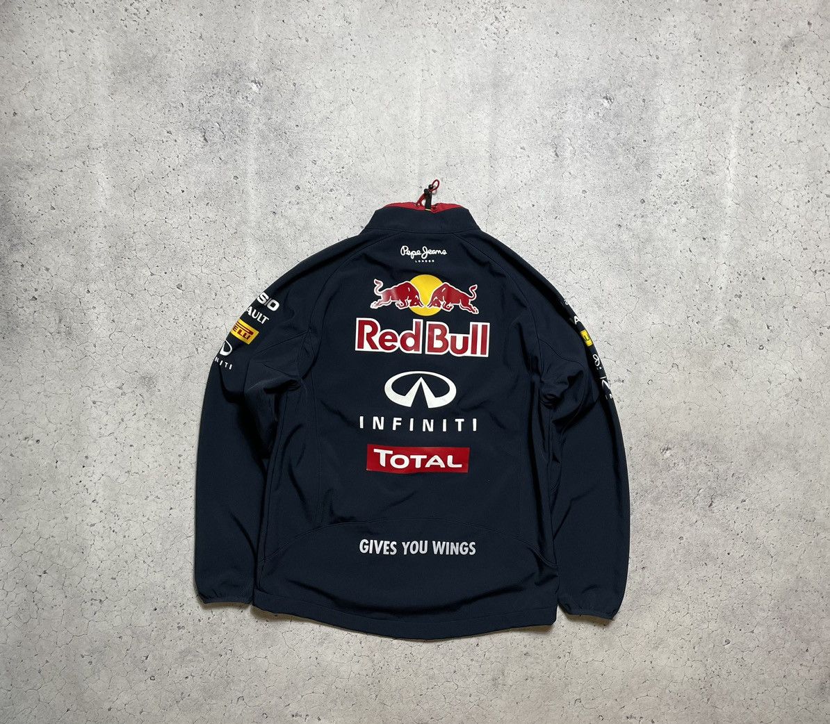 Pepe Jeans Vintage Red Bull Infiniti Racing Softshell Jacket Y2K Size US M / EU 48-50 / 2 - 2 Thumbnail