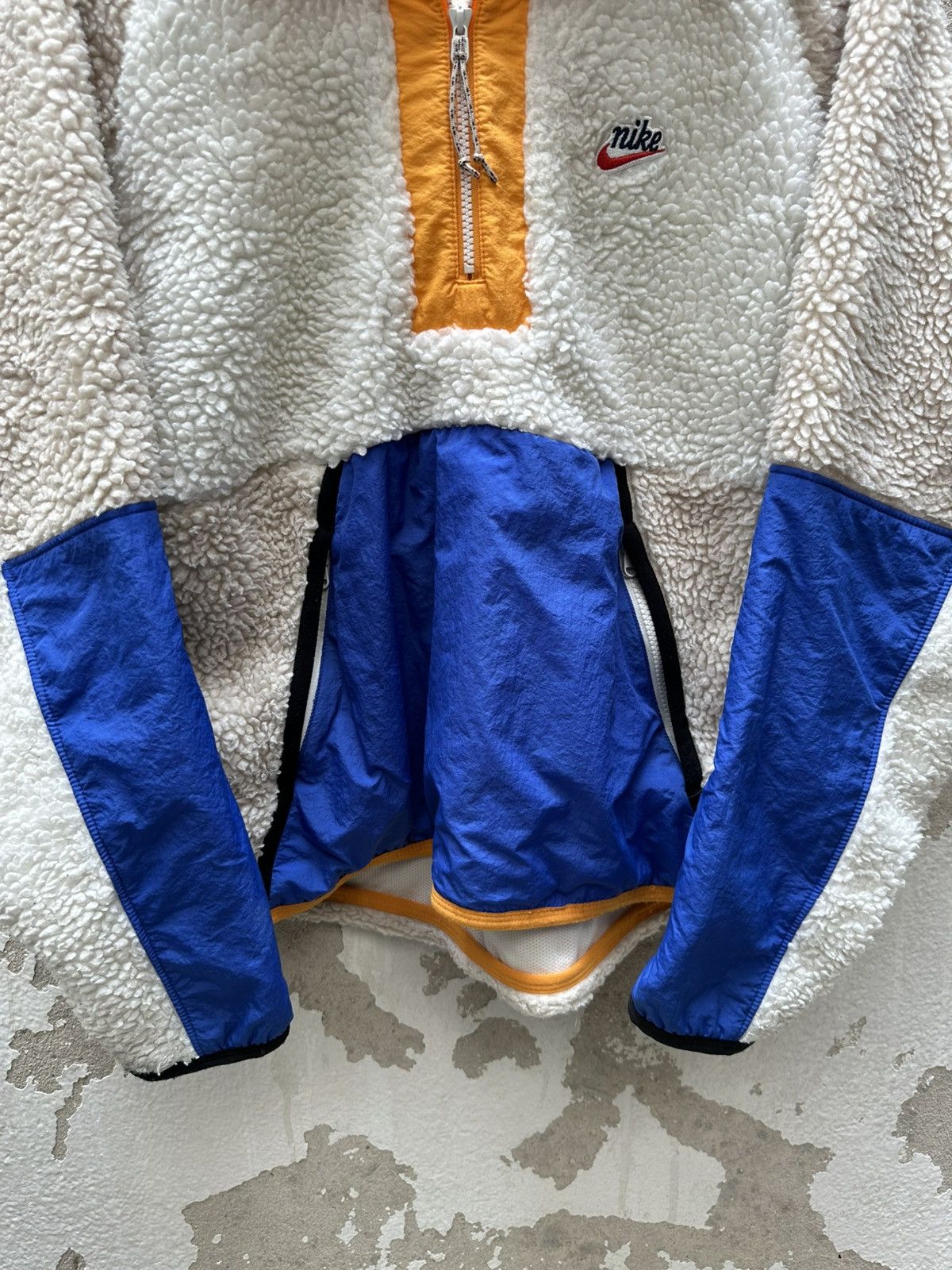 Nike Authentic Nike Anorak Crazy Block Clorway Fleece Hoodies Size US XL / EU 56 / 4 - 4 Thumbnail