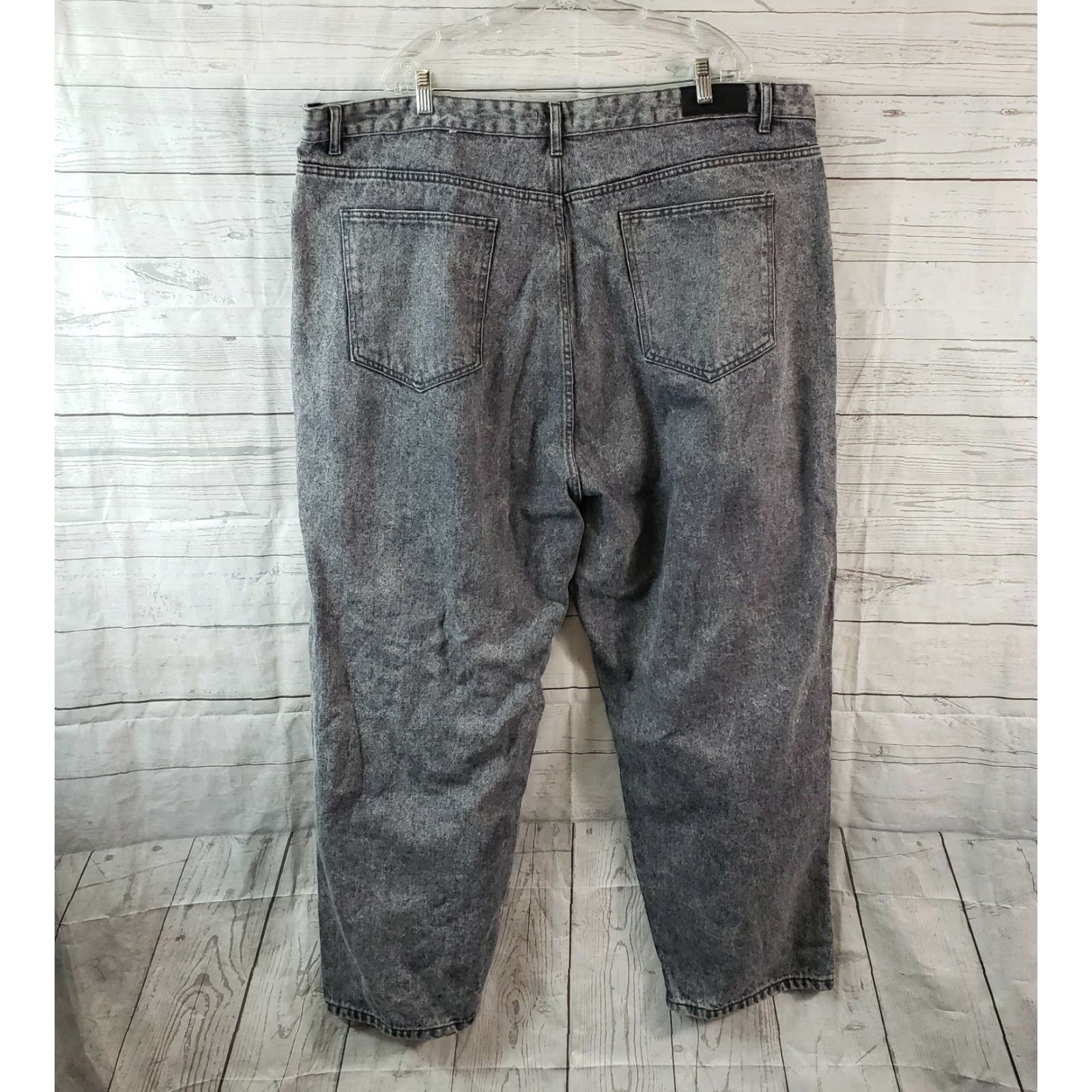 Nasty Gal Nasty Gal Mom Jeans 22 Gray High Rise Cotton Denim Womens Plus Jeans Size 40" / US 18 - 3 Thumbnail