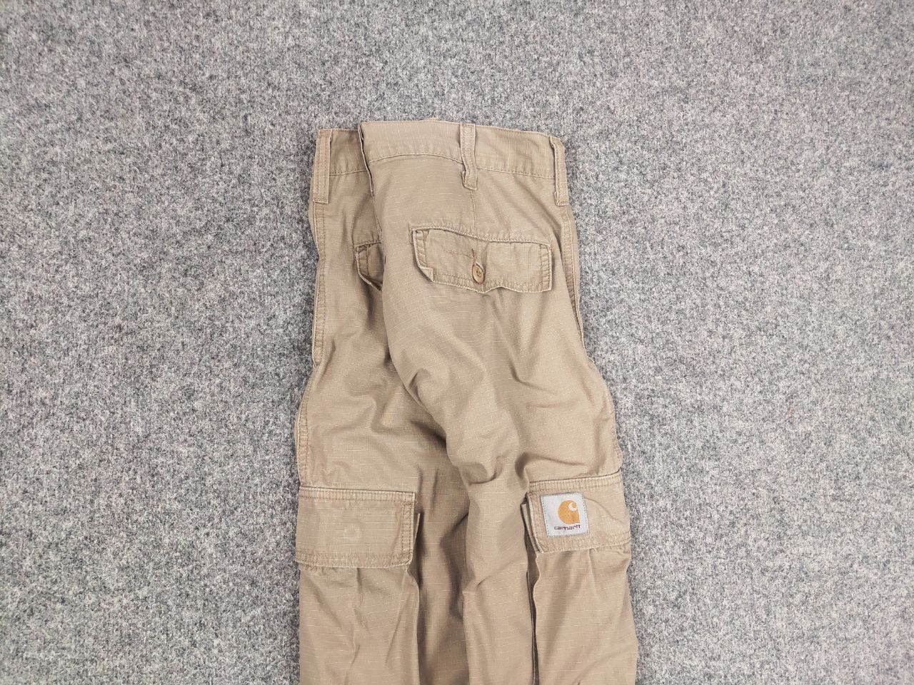 Carhartt Vintage Carhartt Wip Regular Lear Beige Cargo Pants Size US 30 / EU 46 - 4 Thumbnail