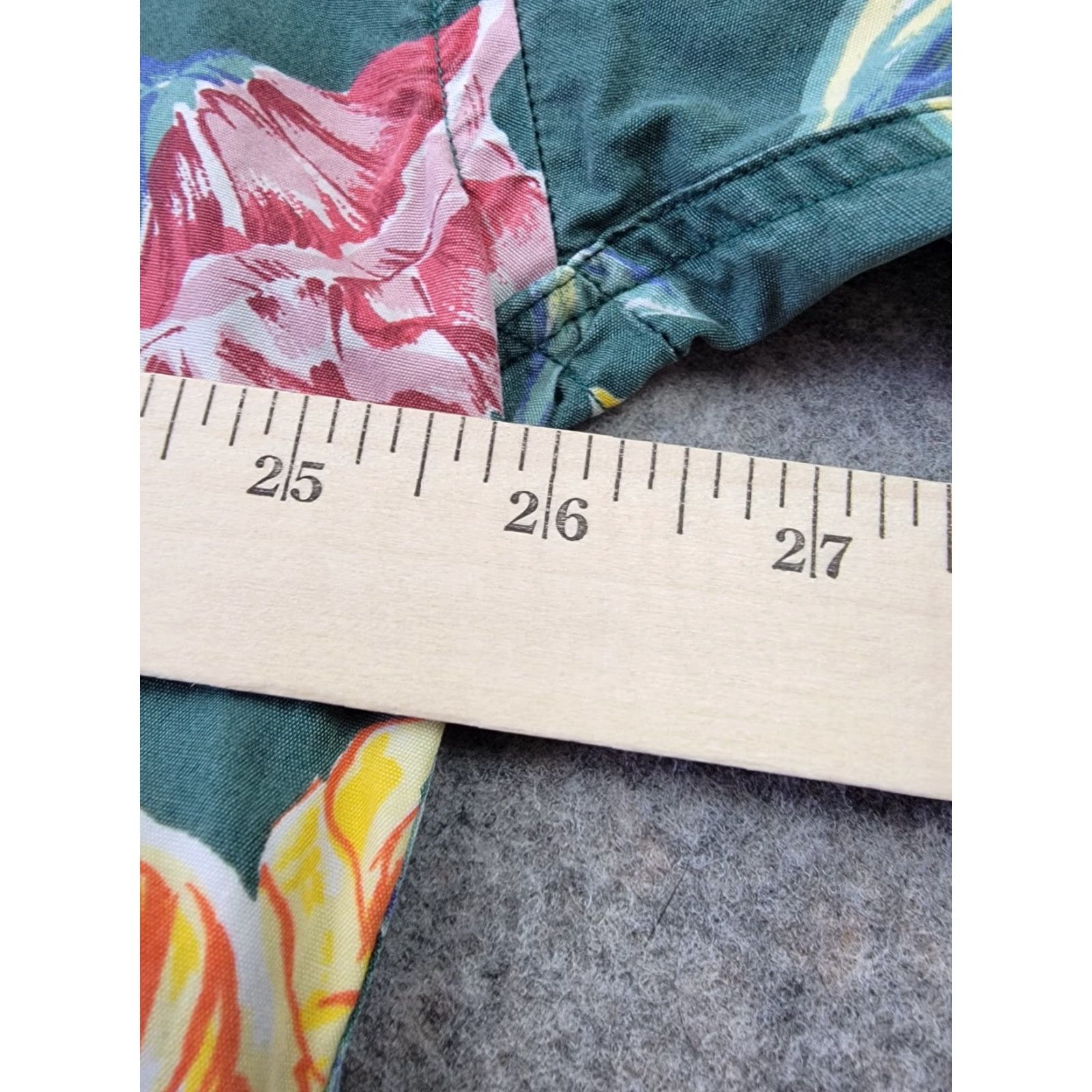 Tommy Hilfiger Tommy Hilfiger Shirt Mens XL Green Floral Button Up Short Sleeve Vintage 90's Size US XL / EU 56 / 4 - 7 Thumbnail