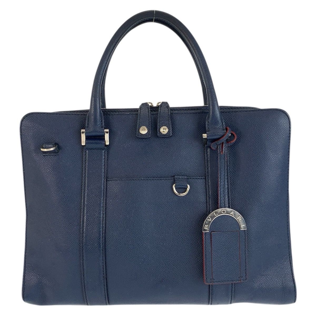 Bvlgari Bvlgari Bvlgari Bvlgari Man Leather Briefcase Leather Business Bag MM-L16-39441 DUTY FREE for USA Size ONE SIZE - 1 Thumbnail