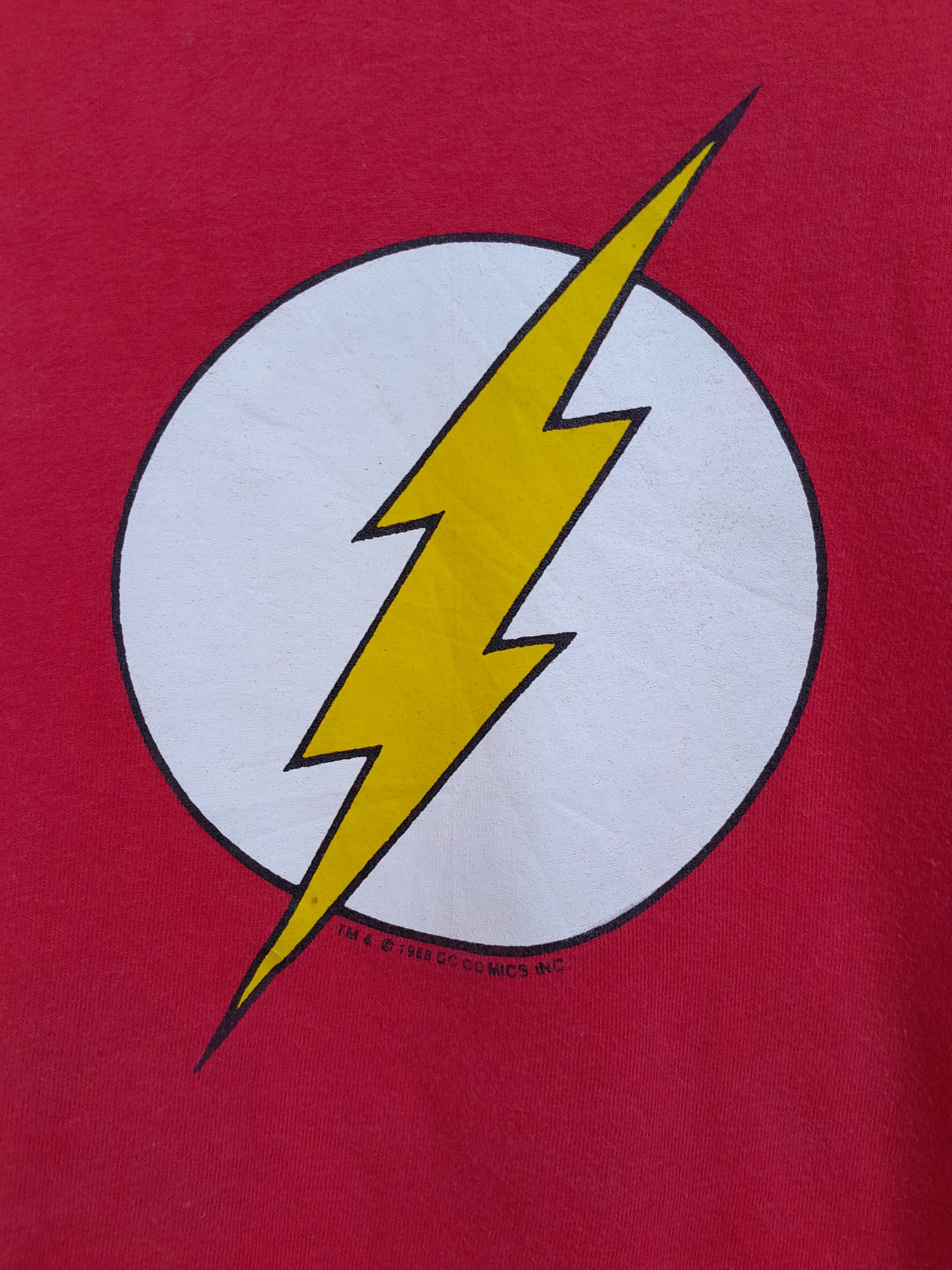 DC Comics Vintage The Flash DC COMICS Long sleeve shirt Size US L / EU 52-54 / 3 - 4 Thumbnail