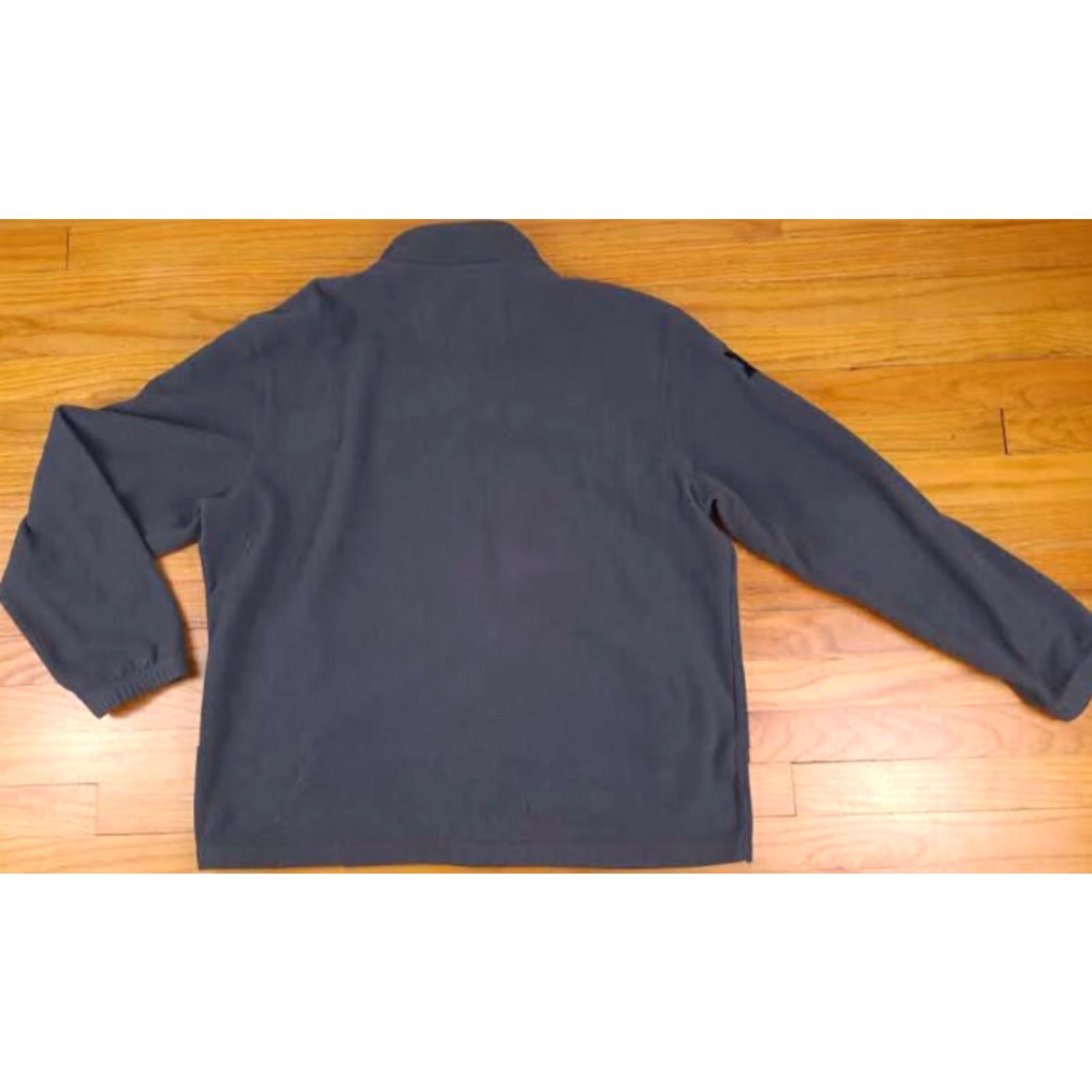 X-LARGE VINTAGE Michigan Wolverines Full Zip Embroidered Fleece Warm-Up Grey XL Sweatshirt Men 25in Chest 28in Long Size US XL / EU 56 / 4 - 4 Thumbnail