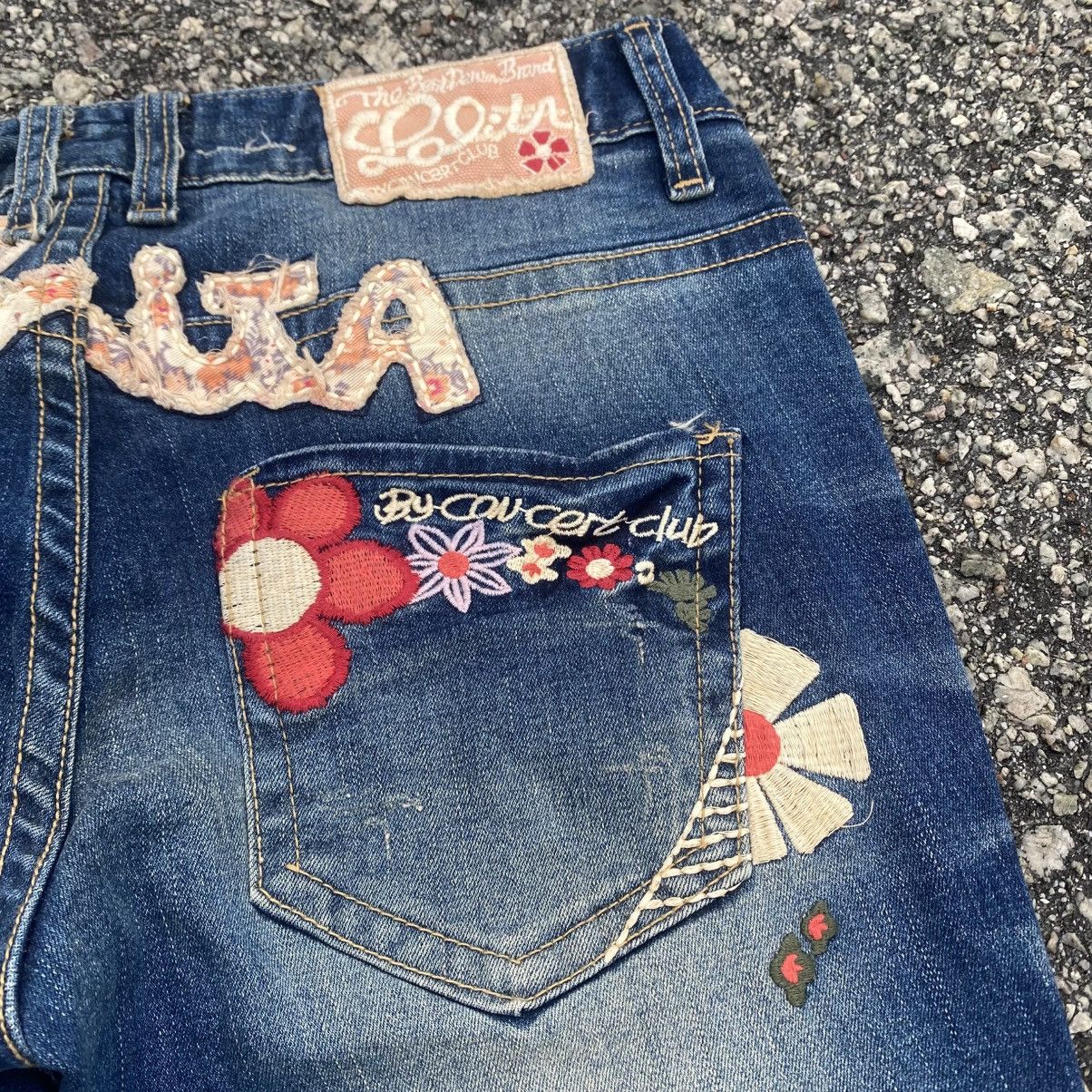 If Six Was Nine Rare Lolita by Concert Club Spell Out Backhit Flare Size 30" / US 8 / IT 44 - 6 Thumbnail