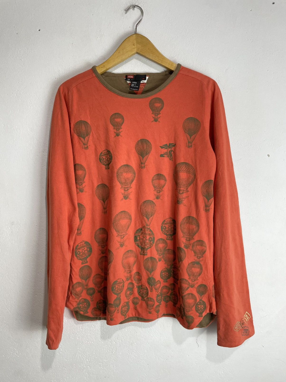 Diesel Diesel Air Balloon Printed Long Sleeve Size US L / EU 52-54 / 3 - 1 Thumbnail