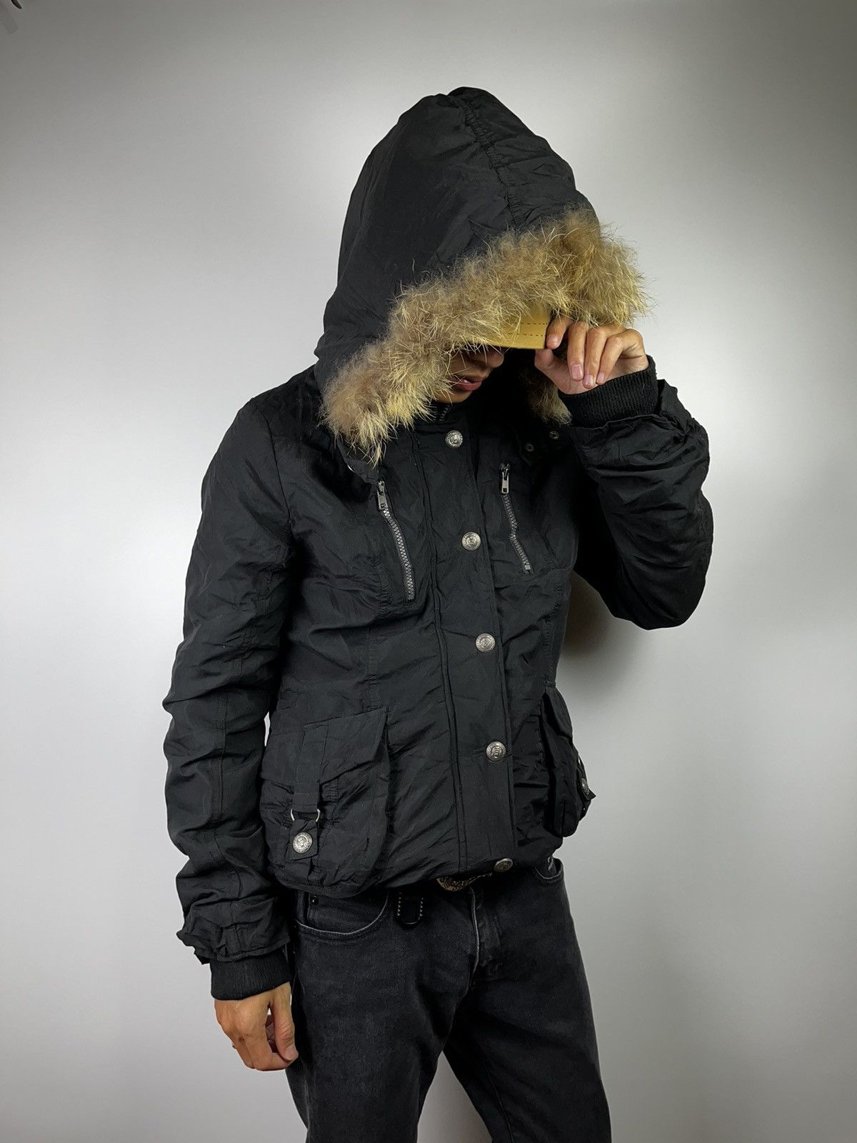 If Six Was Nine Fur jacket down puffer jacket bondage ganancia japan Size US M / EU 48-50 / 2 - 16 Thumbnail