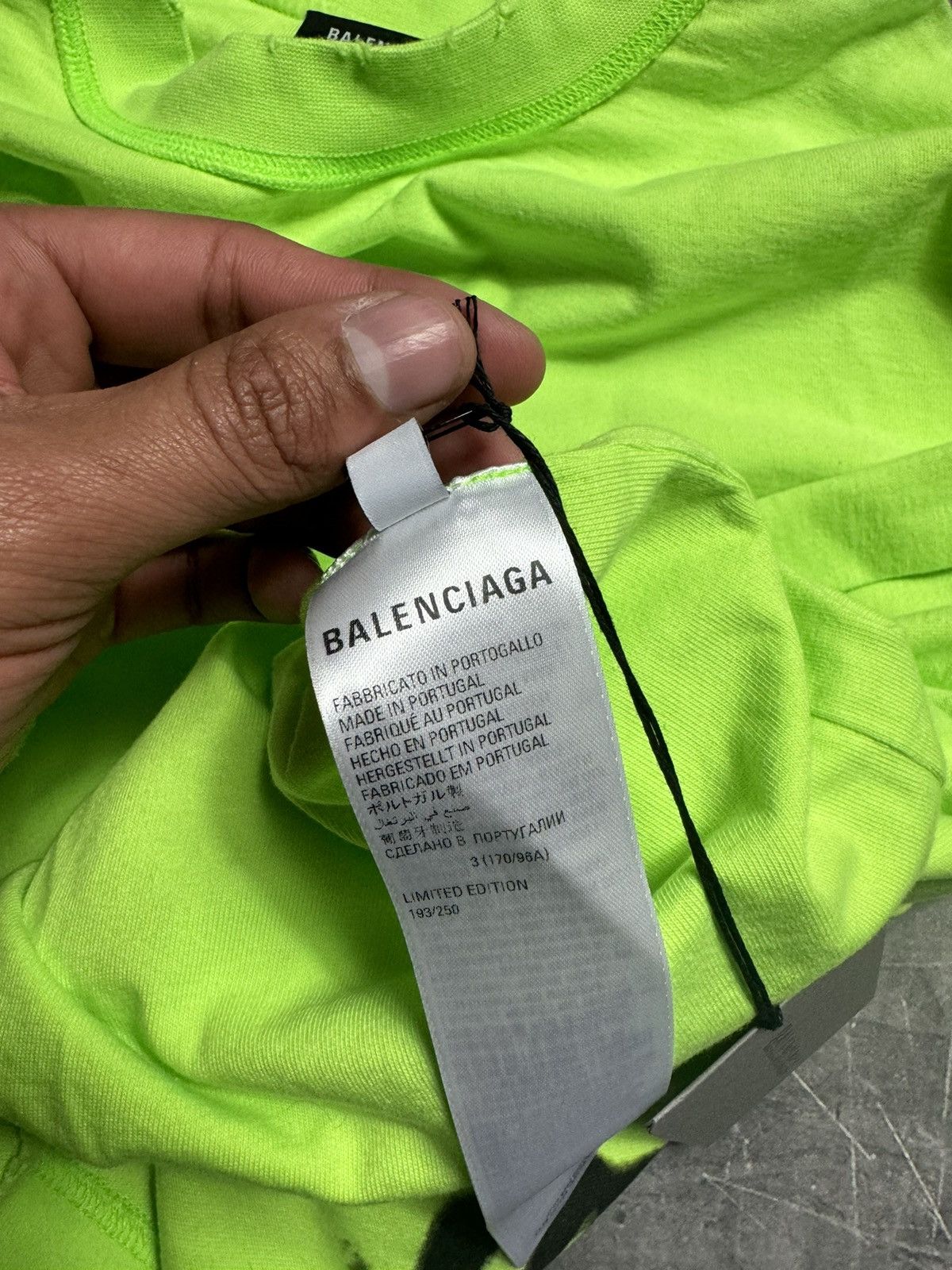 Balenciaga Balenciaga Acid Arab Distressed Long Sleeve Shirt LIMITED Size US S / EU 44-46 / 1 - 12 Thumbnail