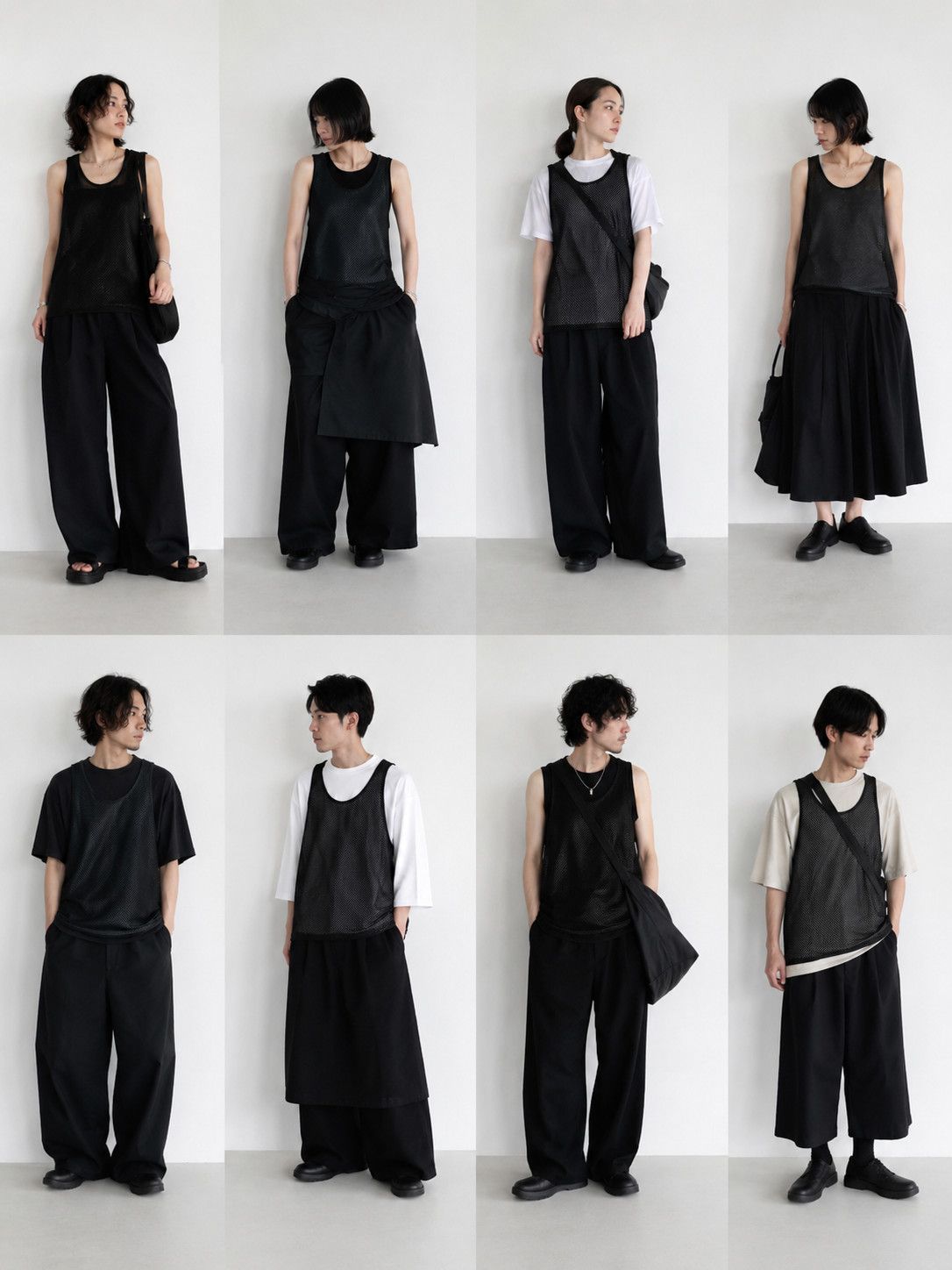 Limi Feu Yohji Yamamoto LIMI feu - Double Layered Sheer Mesh Vest top Size S / US 4 / IT 40 - 6 Thumbnail