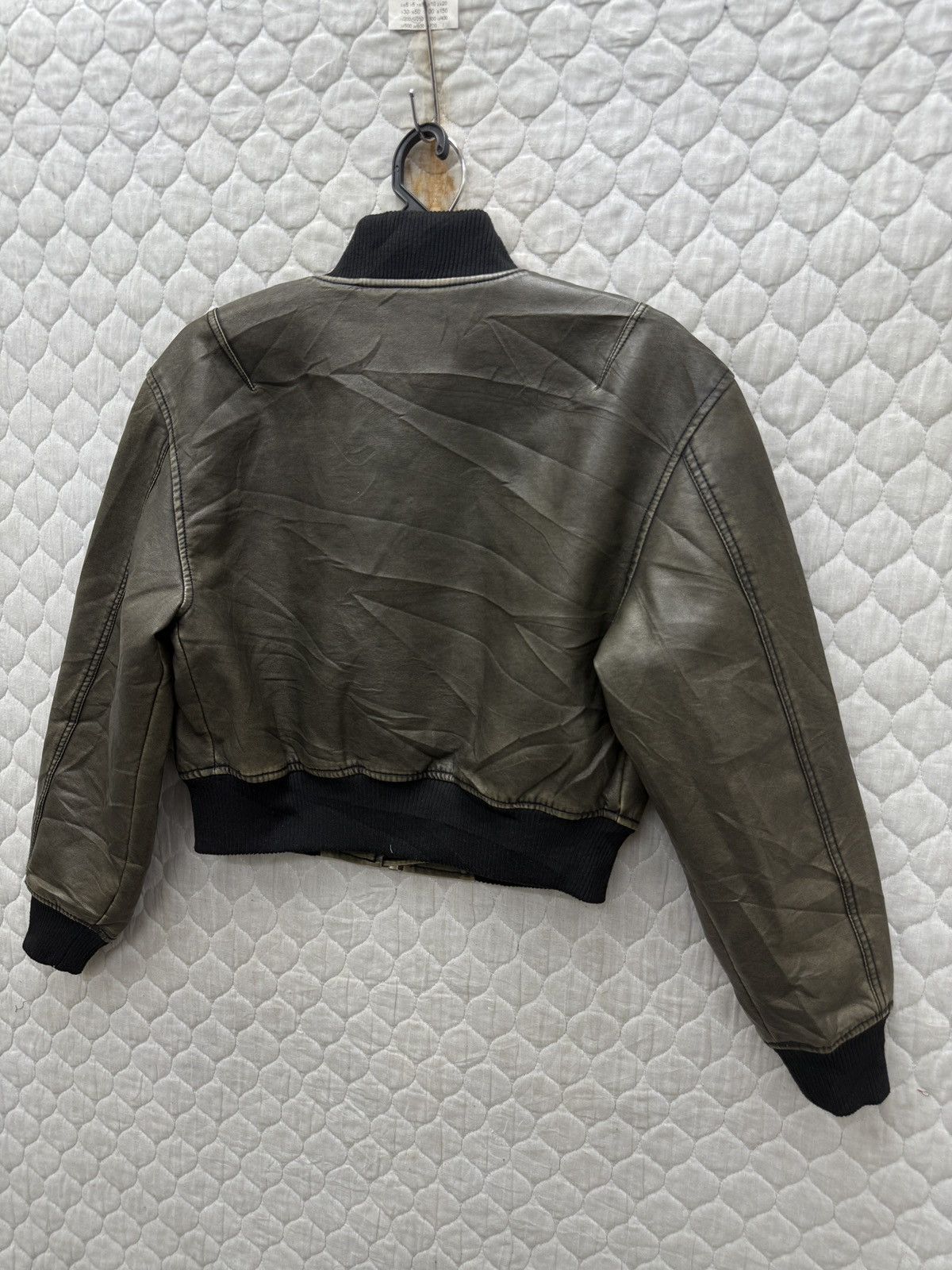 Mango 🔥🔥🔥ARCHIVE MNG MANGO LEATHER JACKET Size XS / US 0-2 / IT 36-38 - 6 Thumbnail