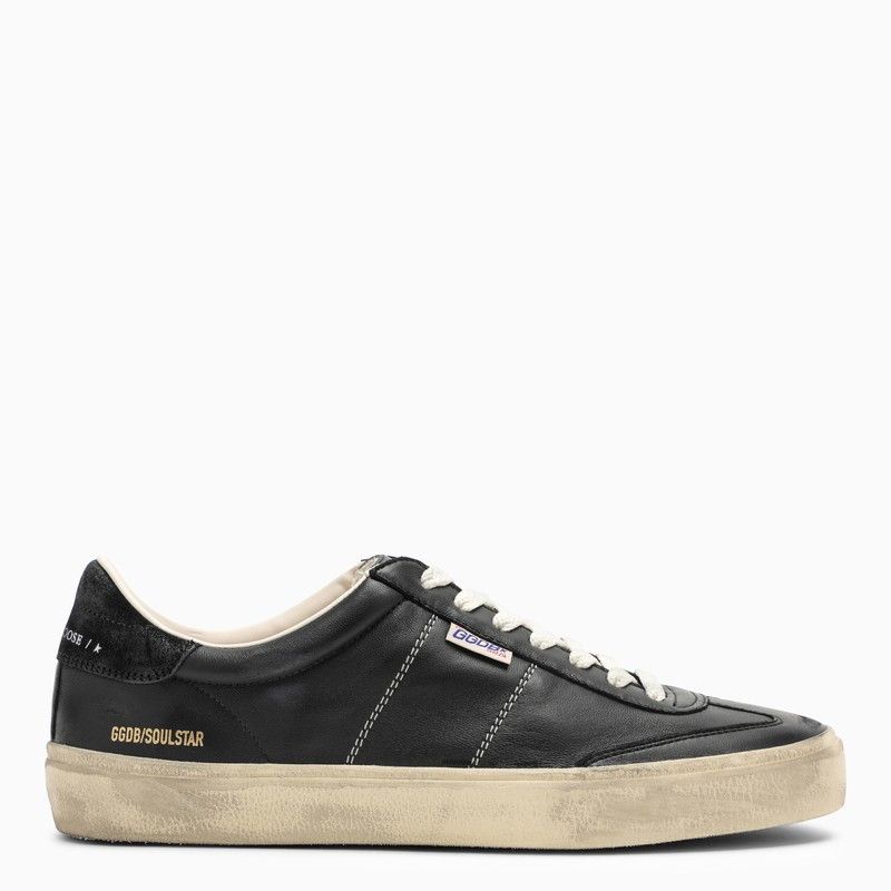 image of Golden Goose Soul Star Black Trainer Shoes, Men's (Size 8)
