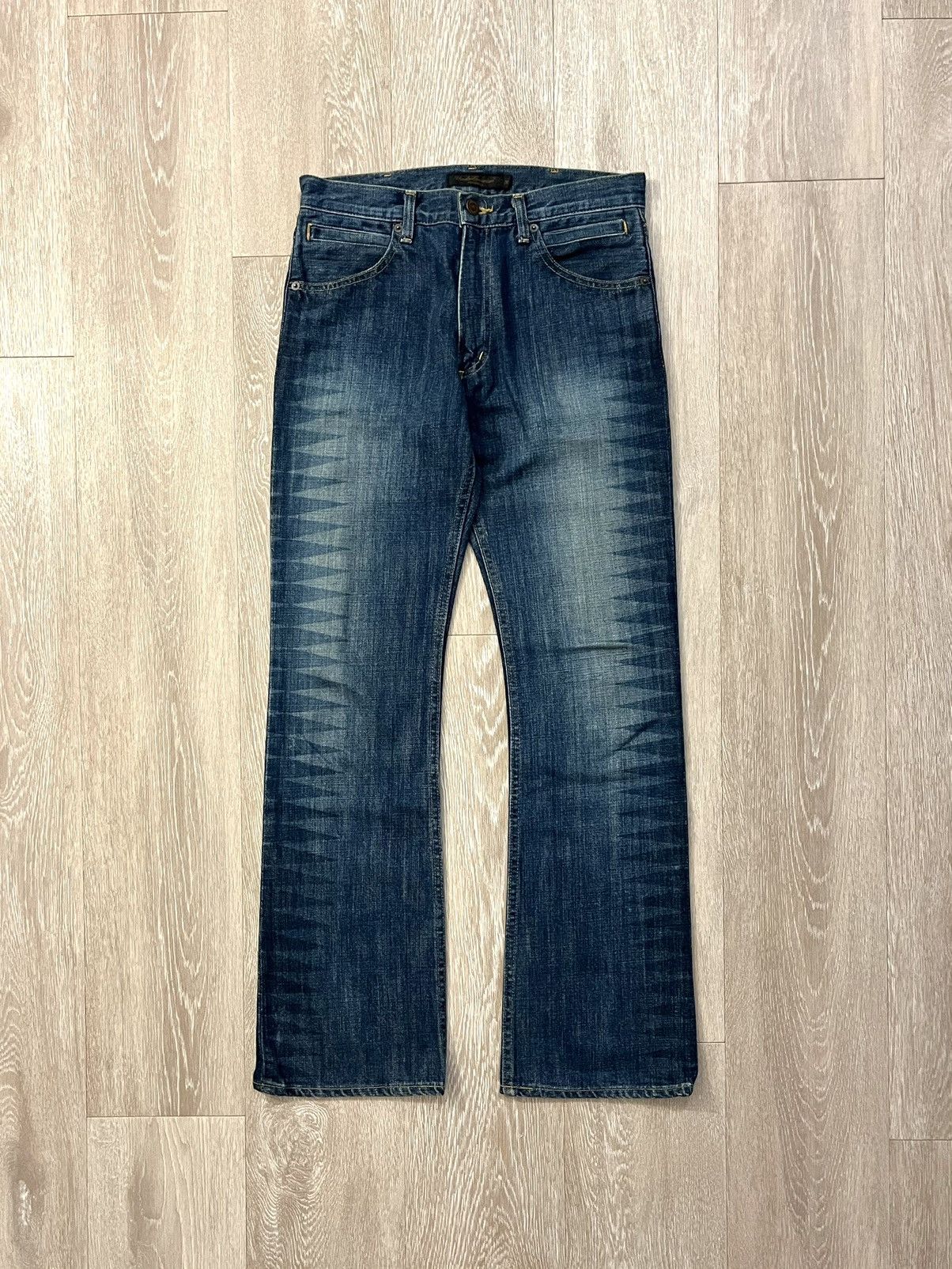 Undercover SS04 Languid Giz Flared Denim Size US 30 / EU 46 - 2 Thumbnail
