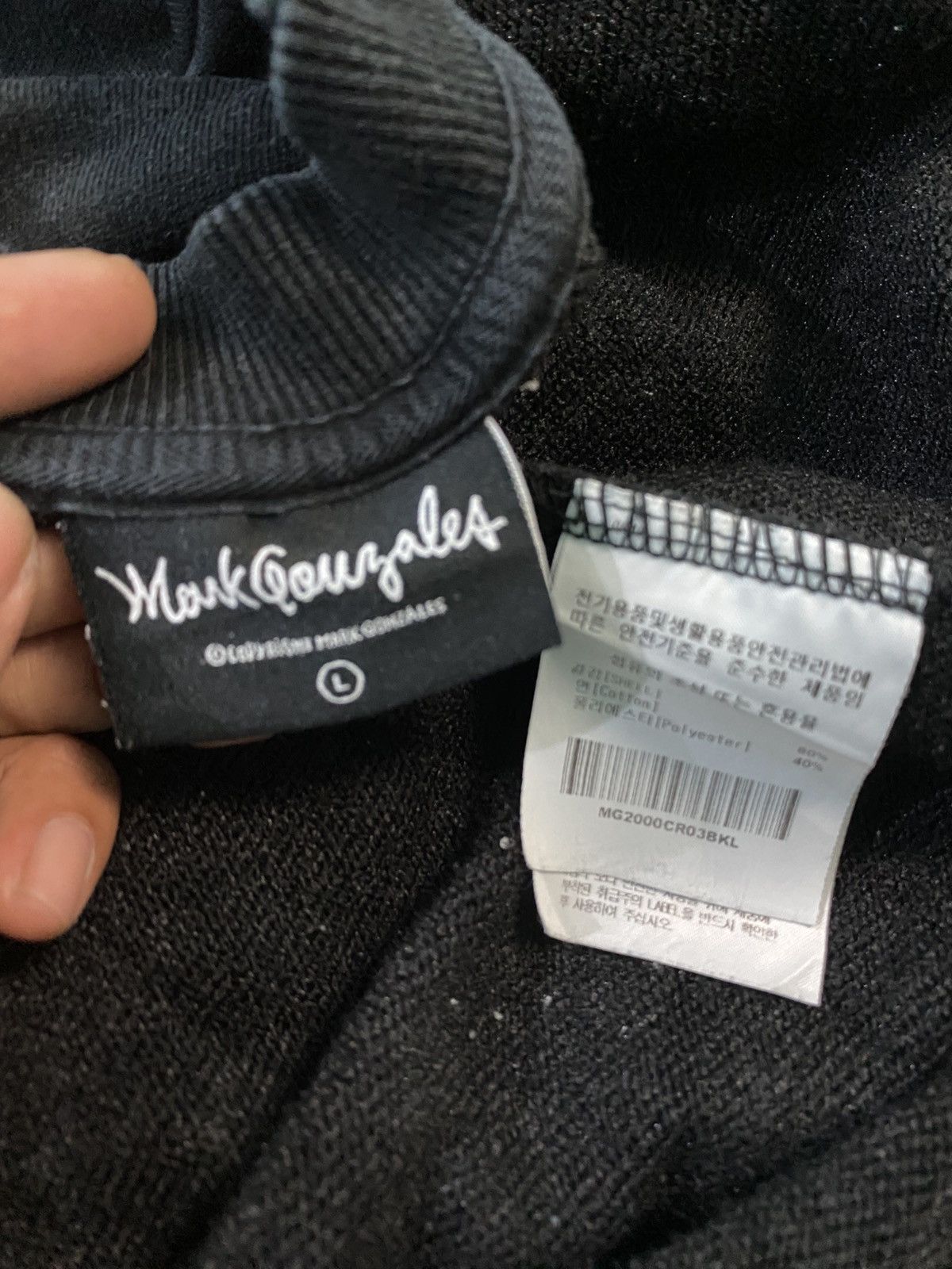 Japanese Brand Mark Gonzalez Hoodie Zipper Baggy Black sweatshirt Y2K Size US L / EU 52-54 / 3 - 3 Thumbnail