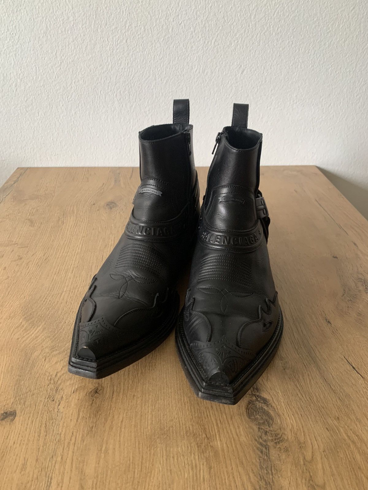 Balenciaga Balenciaga Harness Santiag Boots All Black Size US 9 / EU 42 - 4 Thumbnail