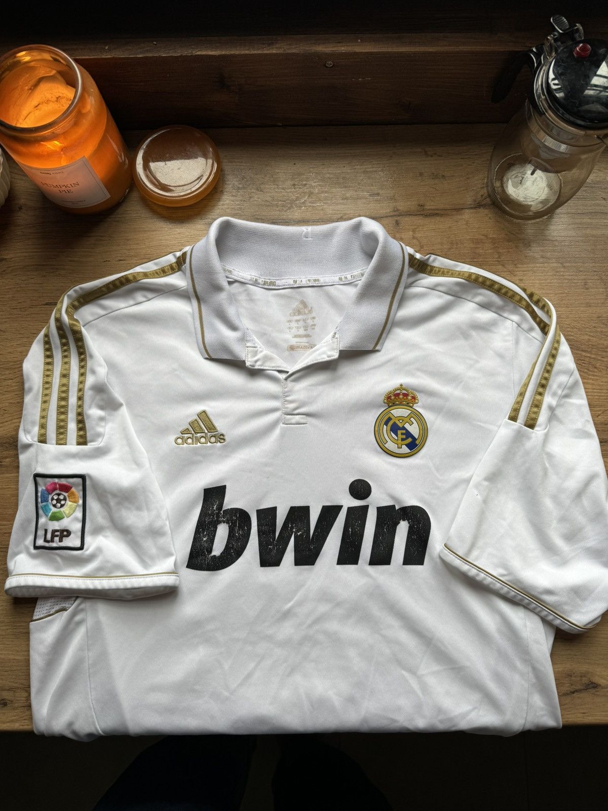 Adidas 2011 Adidas Real Madrid #13 Pedro soccer jersey kit Size US L / EU 52-54 / 3 - 2 Thumbnail