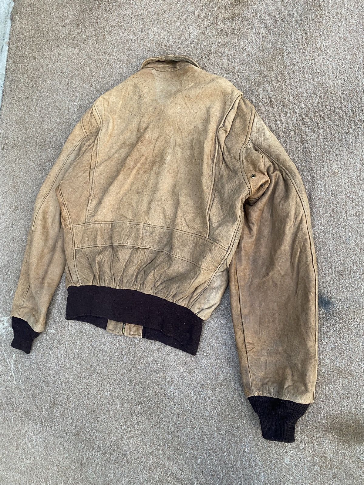 Other Vintage hanger us air force leather jacket Size US M / EU 48-50 / 2 - 15 Thumbnail