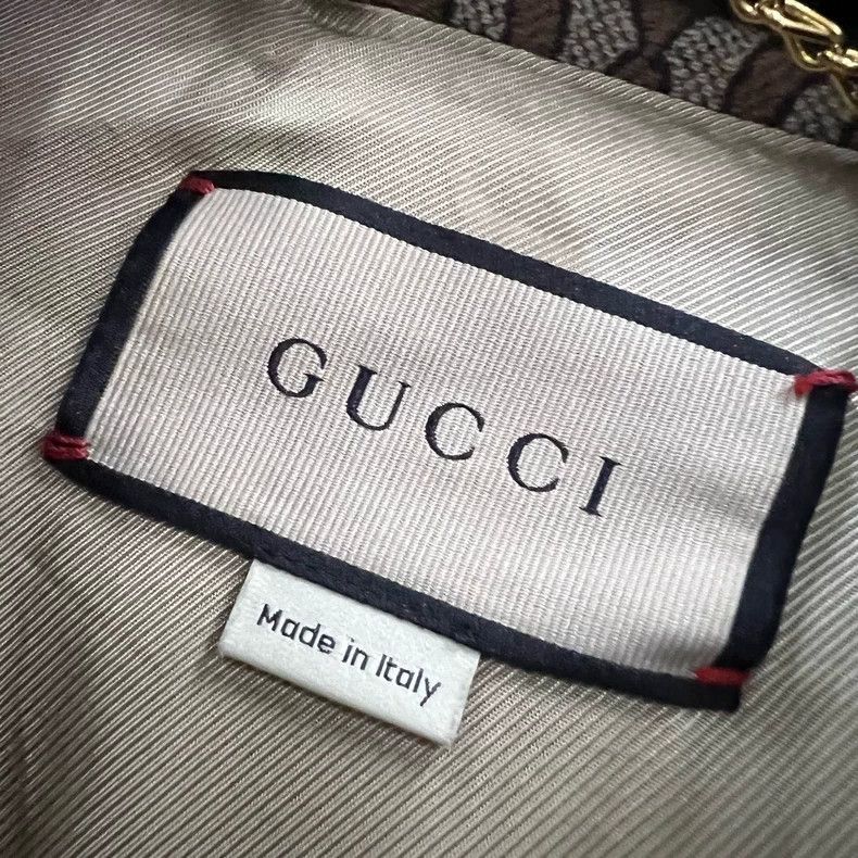 Gucci Gucci Long-sleeved zipper jacket with full print pattern 2 Size US L / EU 52-54 / 3 - 3 Thumbnail