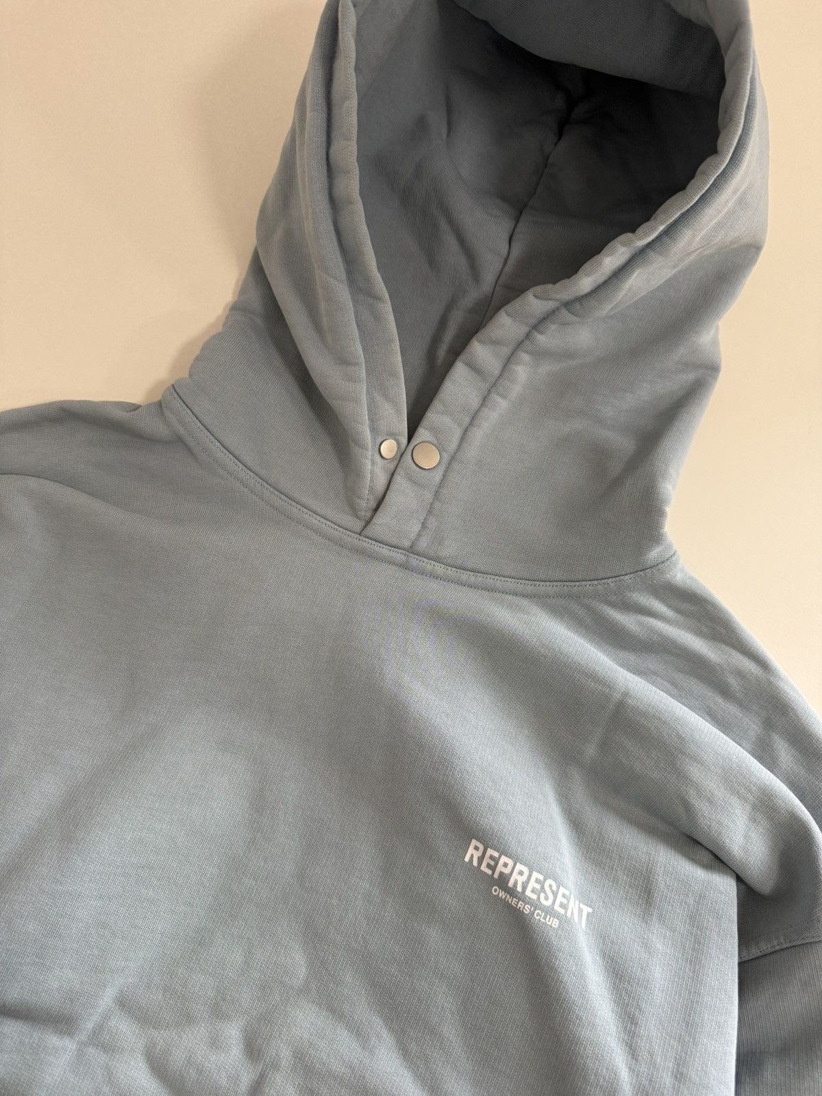 Represent Clo. REPRESENT OWNERS HOODIE POWDER BLUE Size US M / EU 48-50 / 2 - 6 Thumbnail