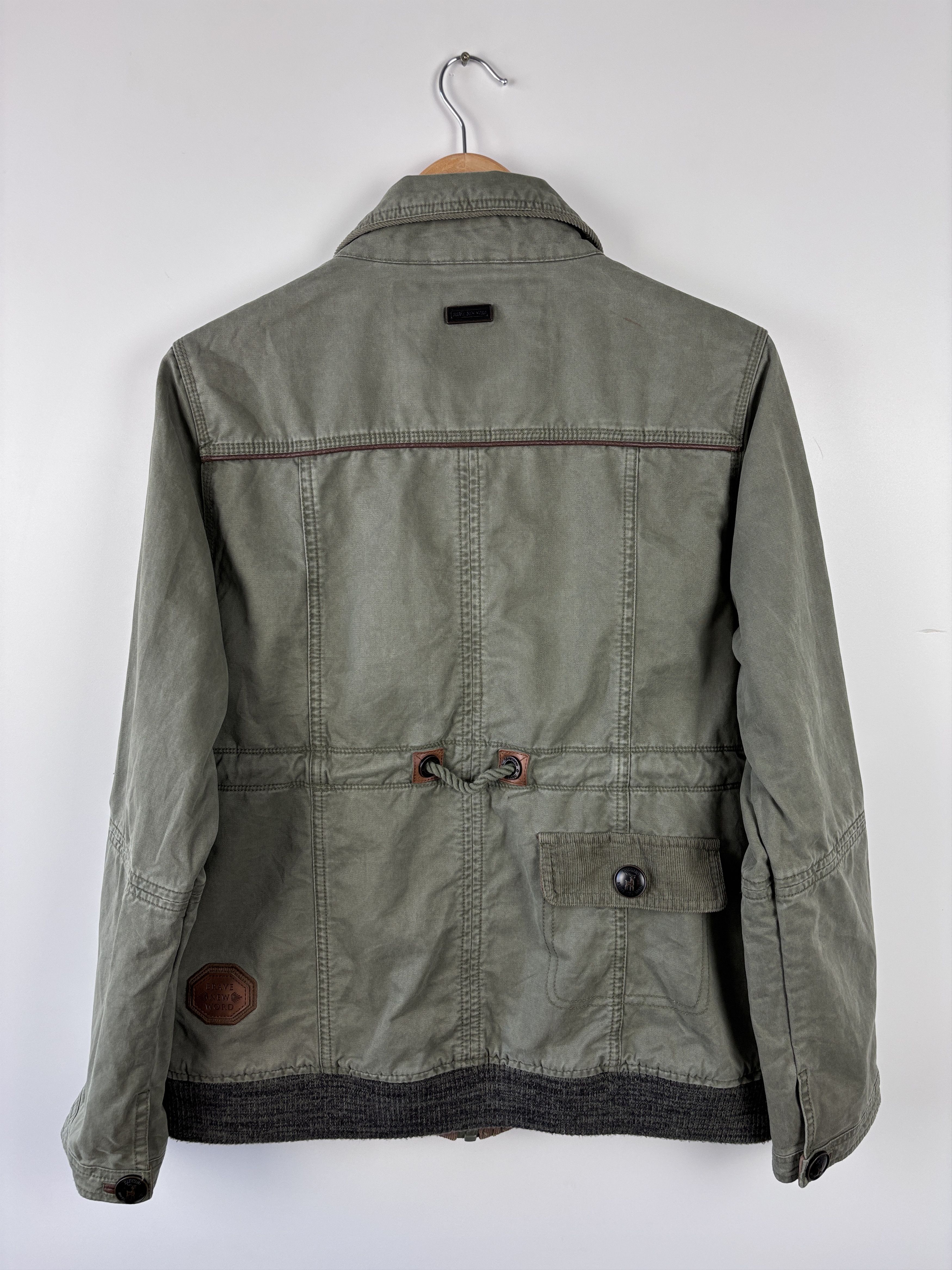Naketano Womens Naketano Full Zip Jacket Khaki Size L Size L / US 10 / IT 46 - 5 Thumbnail