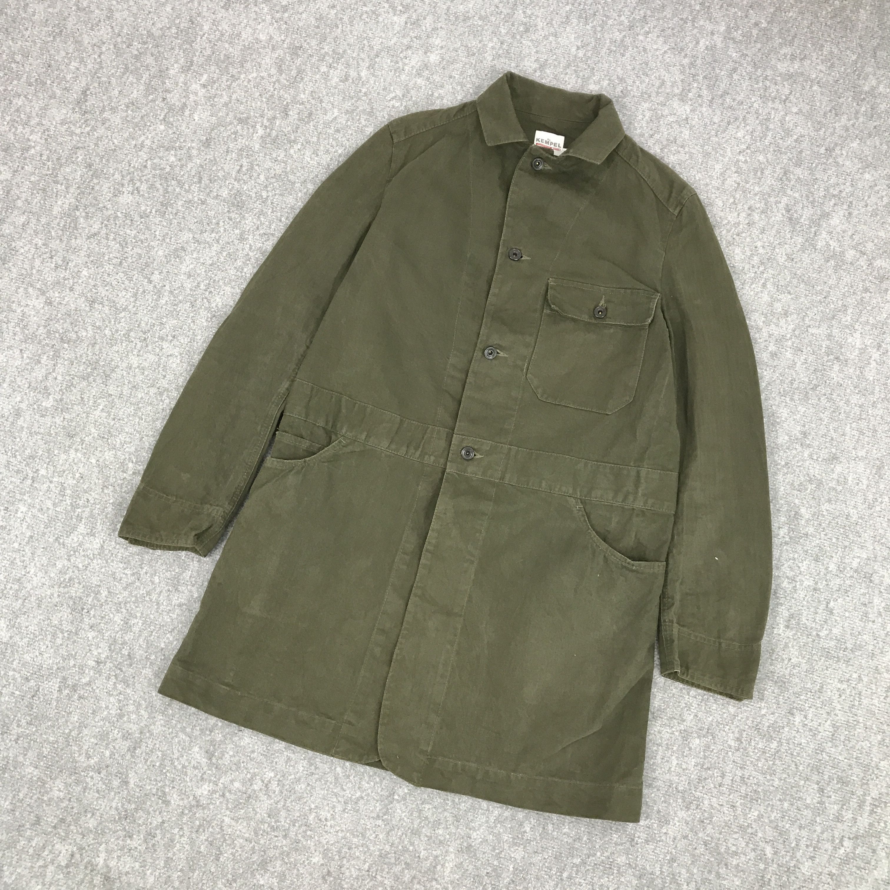 Japanese Brand KEMPEL PARKAS STYLE BUTTON JACKET Size US M / EU 48-50 / 2 - 3 Thumbnail