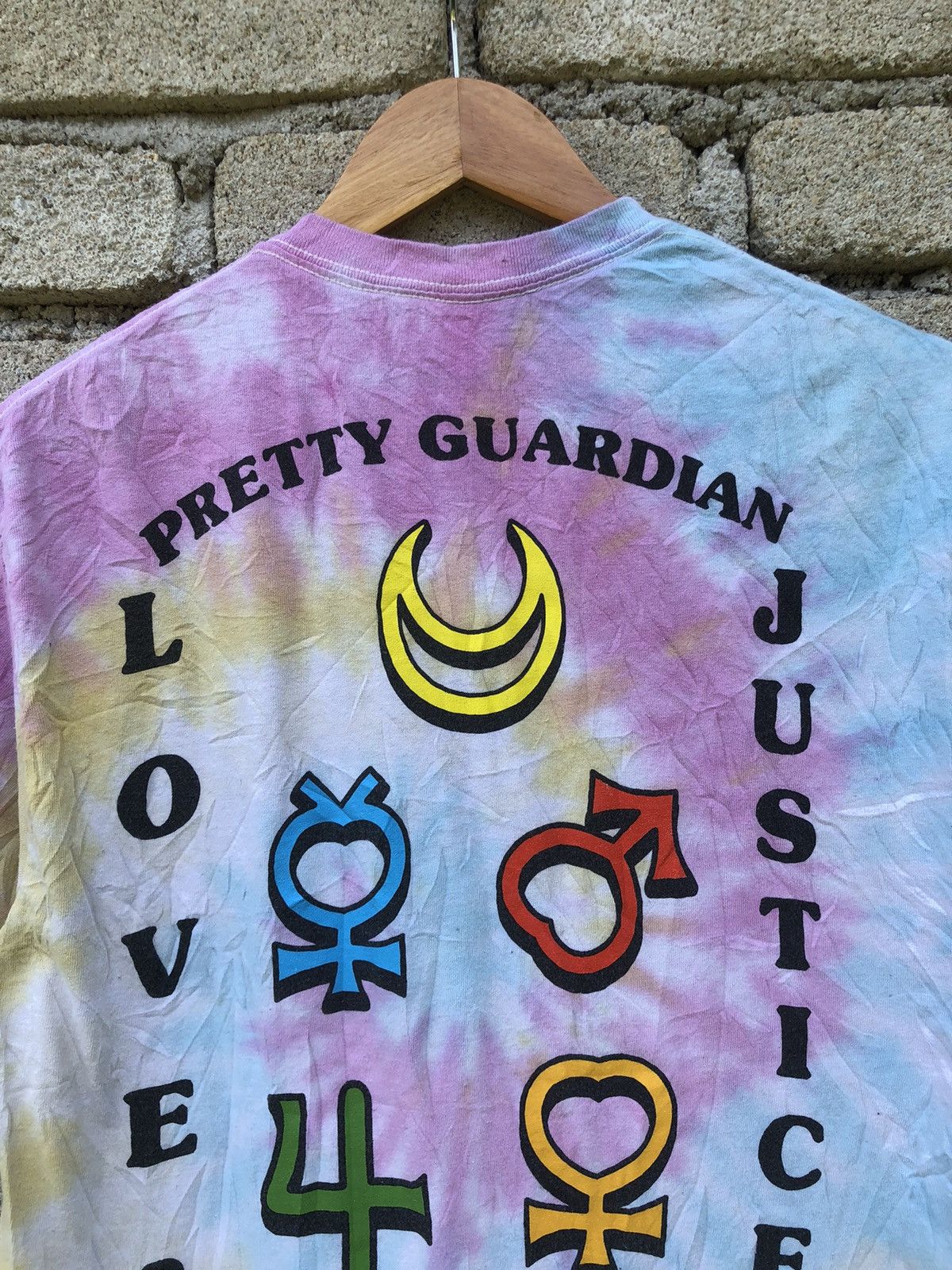 Anime Crazy Anime Sailormoon Full Characters Tye Dye Tshirt Size US M / EU 48-50 / 2 - 12 Thumbnail