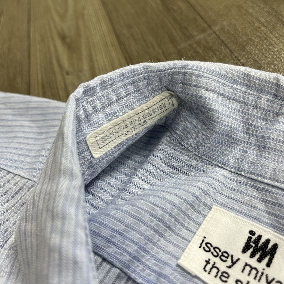 Issey Miyake Vintage Issey Miyake Striped Button Up Shirt Size US M / EU 48-50 / 2 - 6 Thumbnail