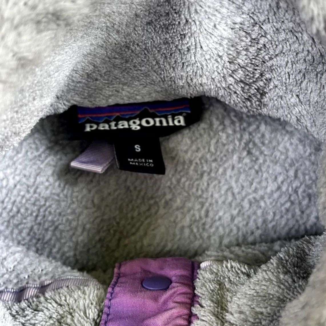 Patagonia Patagonia Women's Re-Tool Snap-T Pullover Gray Purple Size S Size S / US 4 / IT 40 - 4 Thumbnail