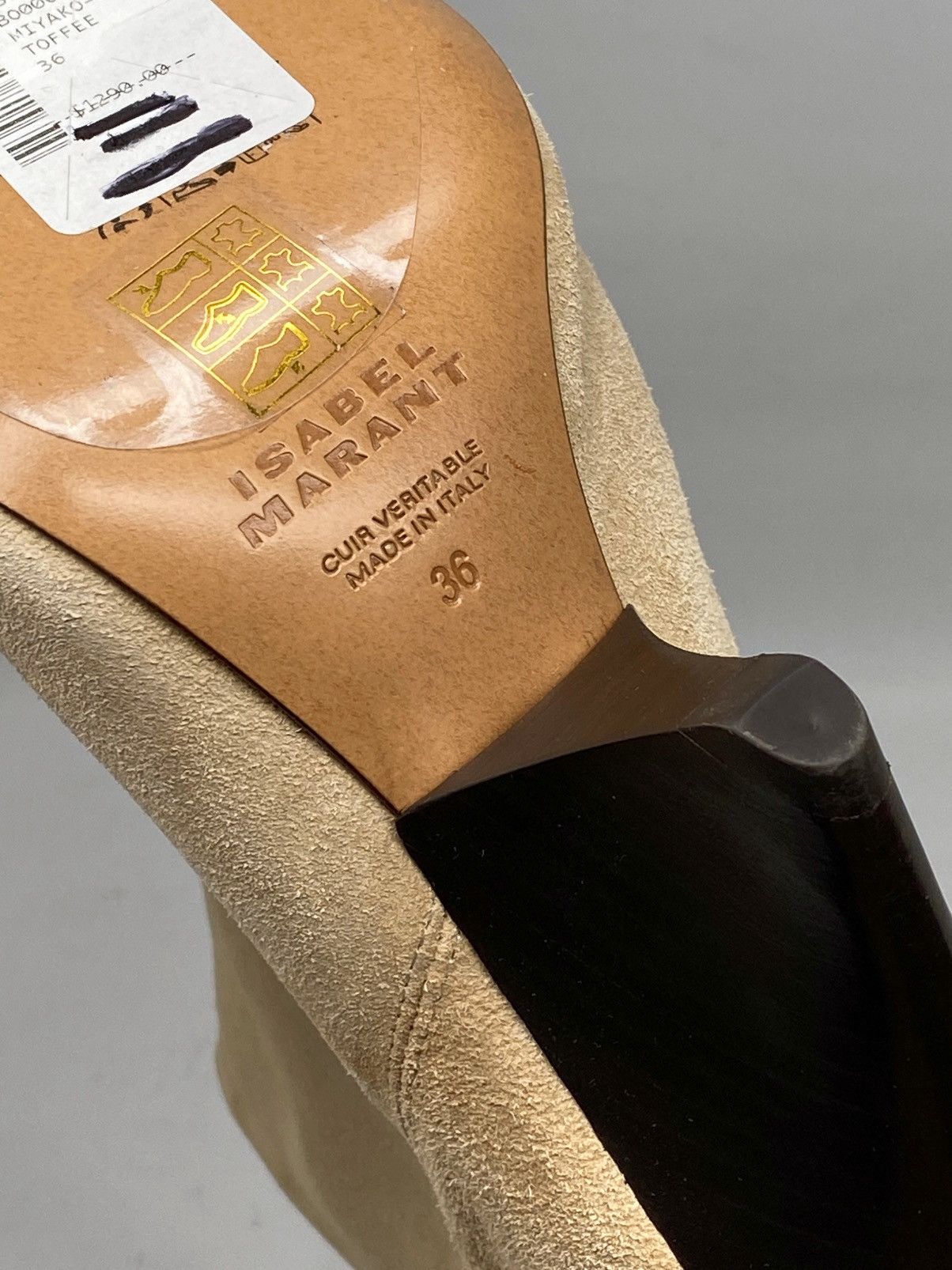 Isabel Marant Isabel Marant Miyako 90MM Suede Cone-Heel Booties size 36 Size US 6 / IT 36 - 12 Thumbnail