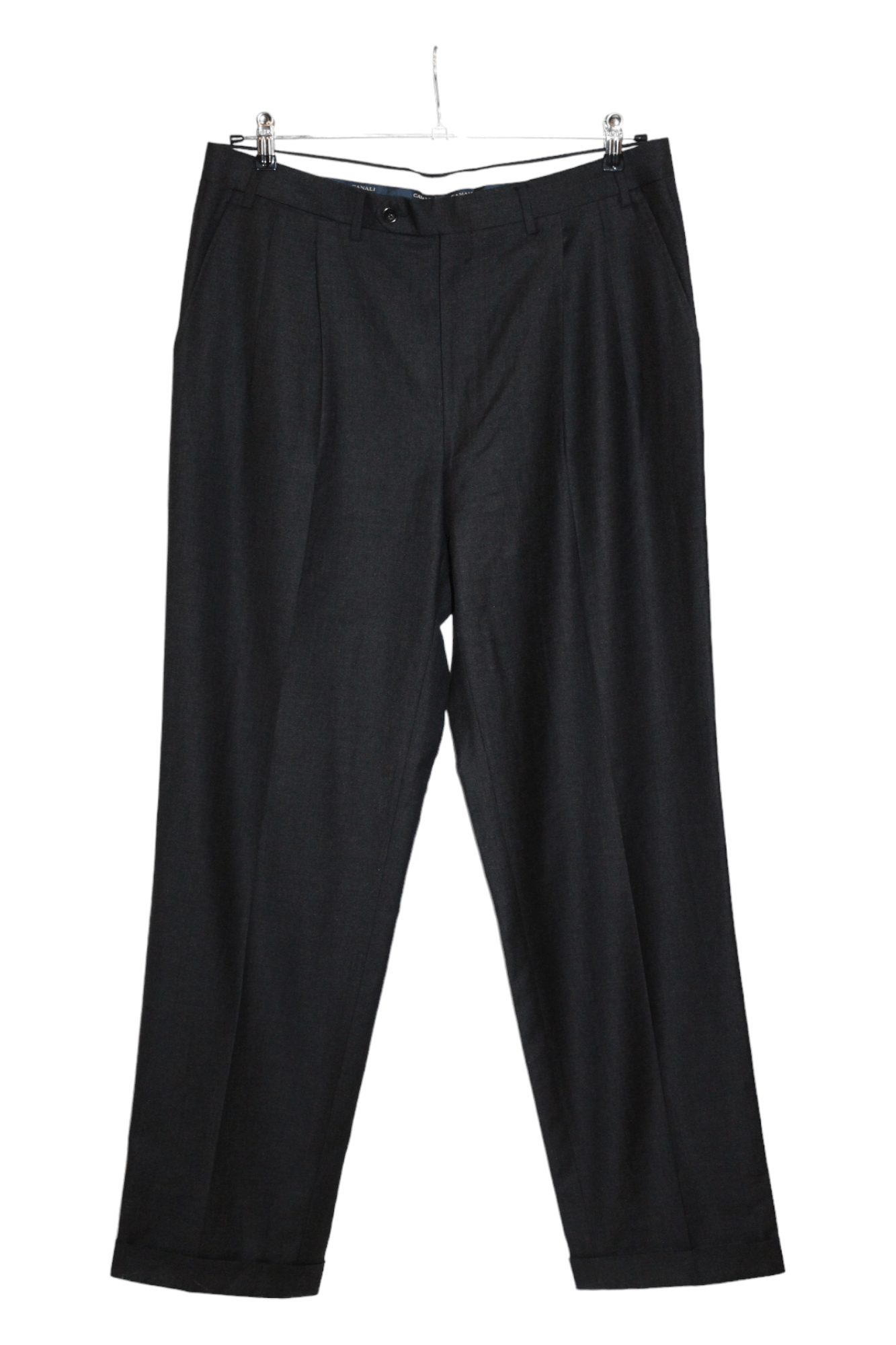 Canali Canali for Harrods Pure Wool Classic Pleated Trousers Size US 38 / EU 54 - 1 Thumbnail