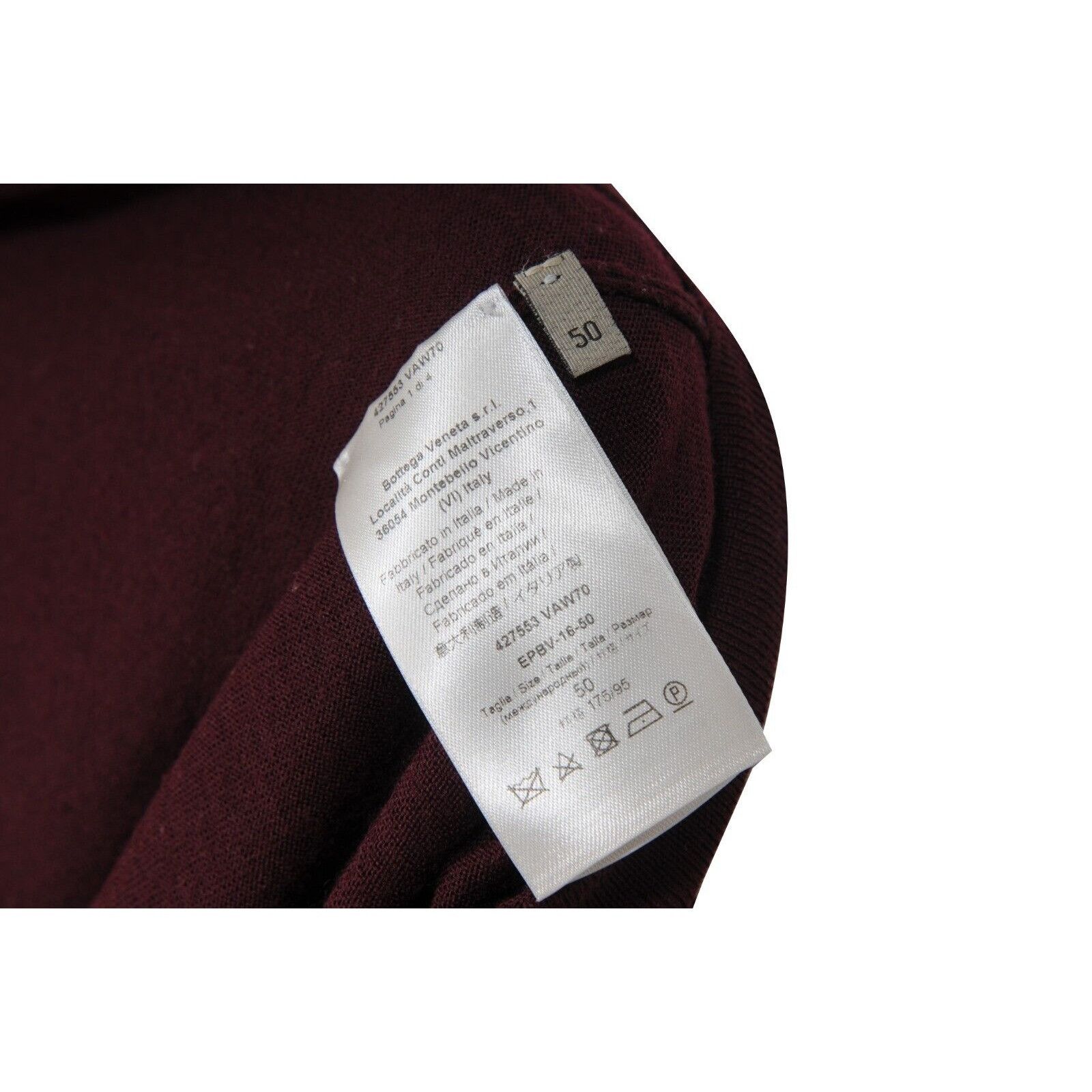 Bottega Veneta Long Sleeve Polo Sweater Red Size US L / EU 52-54 / 3 - 8 Thumbnail