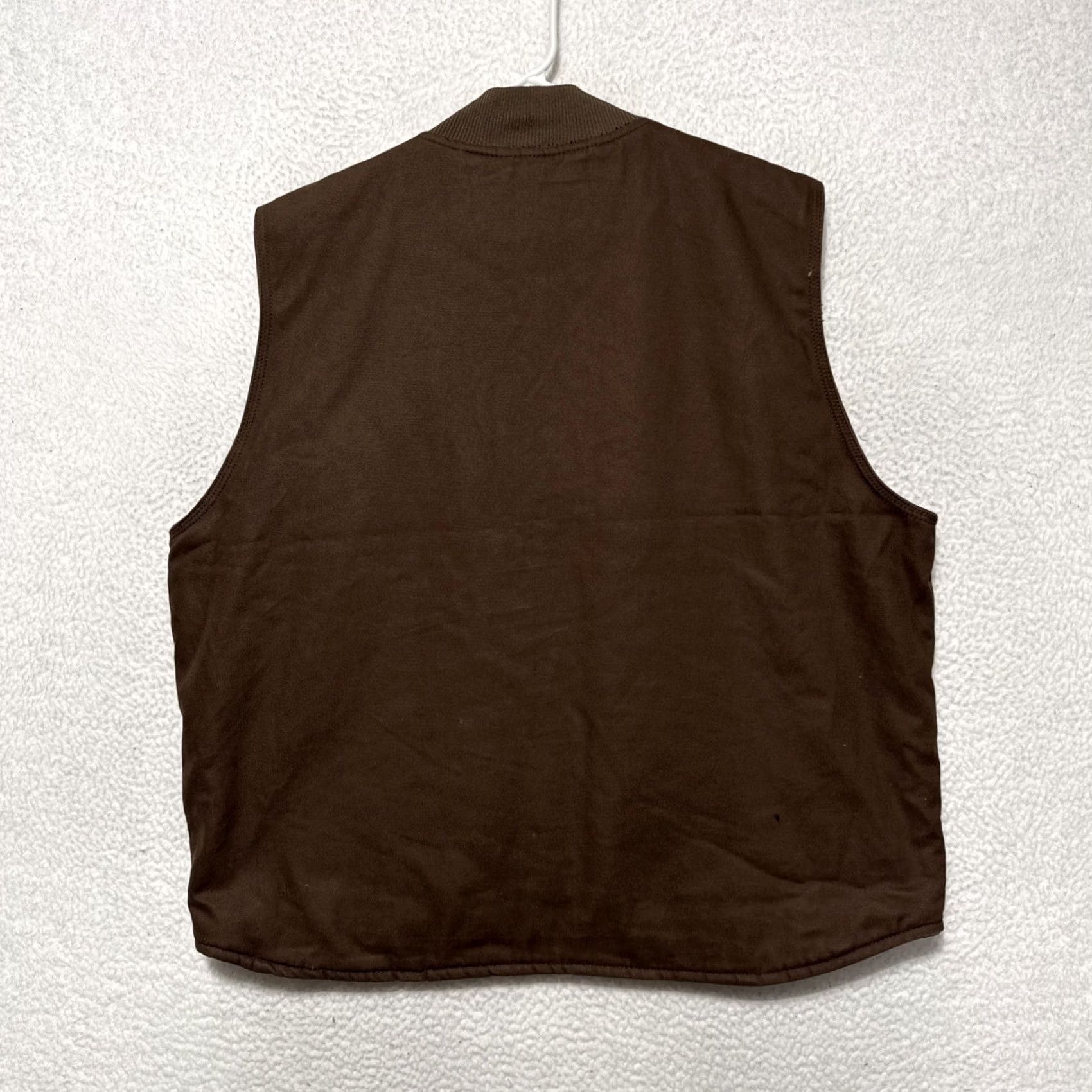 Vintage Ridgecut Toughwear Vest Men 2XL Brown Zip Lined Outdoor Casual Workwear Size US XXL / EU 58 / 5 - 4 Thumbnail