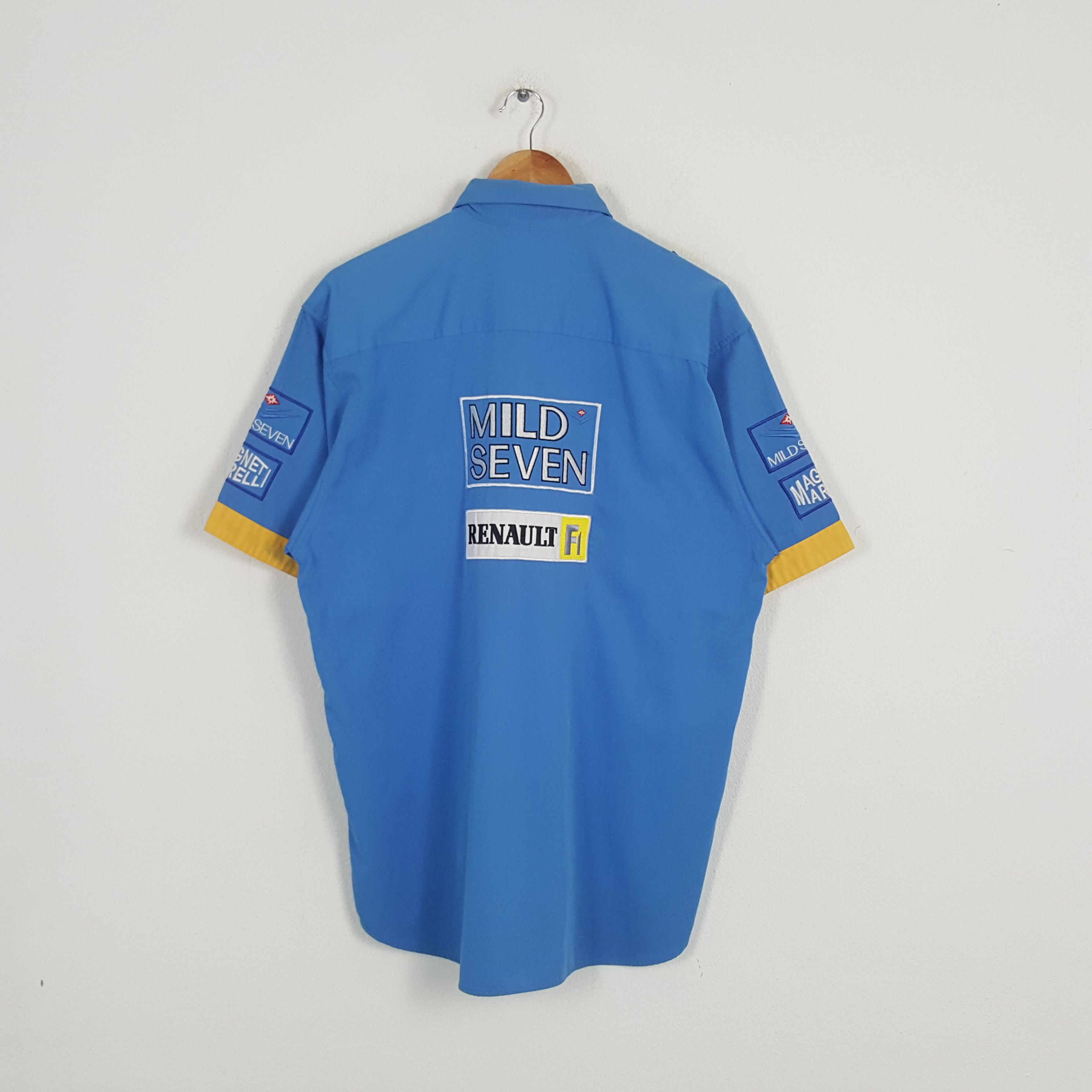 Vintage Vintage Mild Seven Magneti Marelli F1 Racing Shirt Button Up Size US XL / EU 56 / 4 - 1 Thumbnail