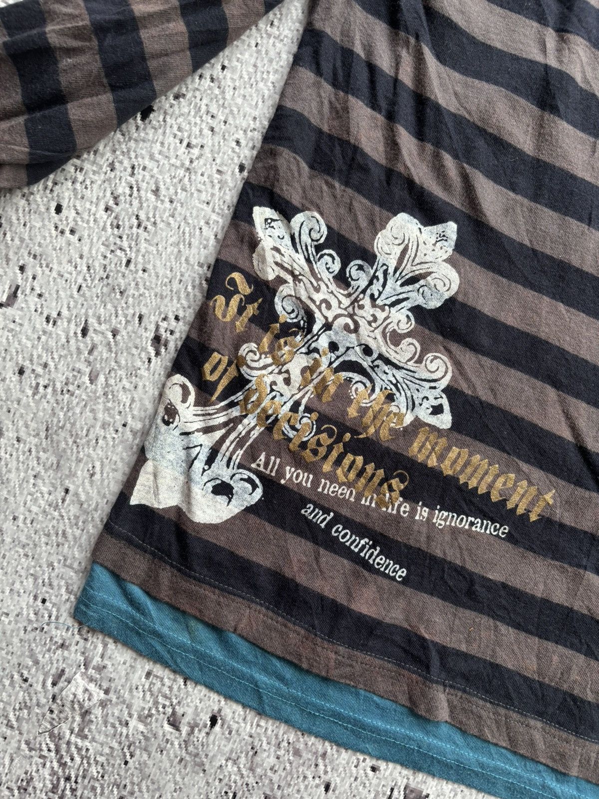 Hysteric Glamour Y2k Strange heaven stripe Punk style hoodie Size M / US 6-8 / IT 42-44 - 5 Thumbnail