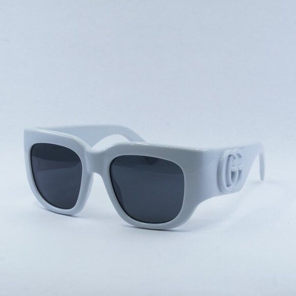 Gucci Gucci GG1545S 003 Sunglasses Light Grey Square Frame, Grey Size ONE SIZE - 2 Thumbnail