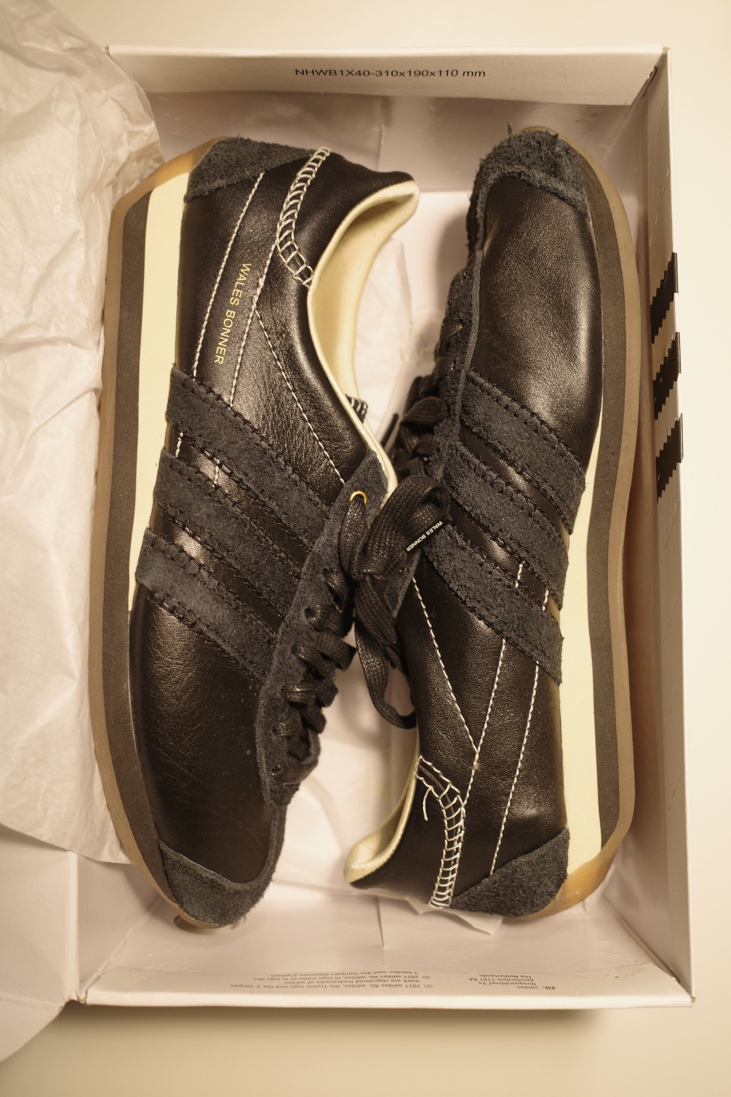 image of Adidas Country Shoe Black, Men's (Size 10)