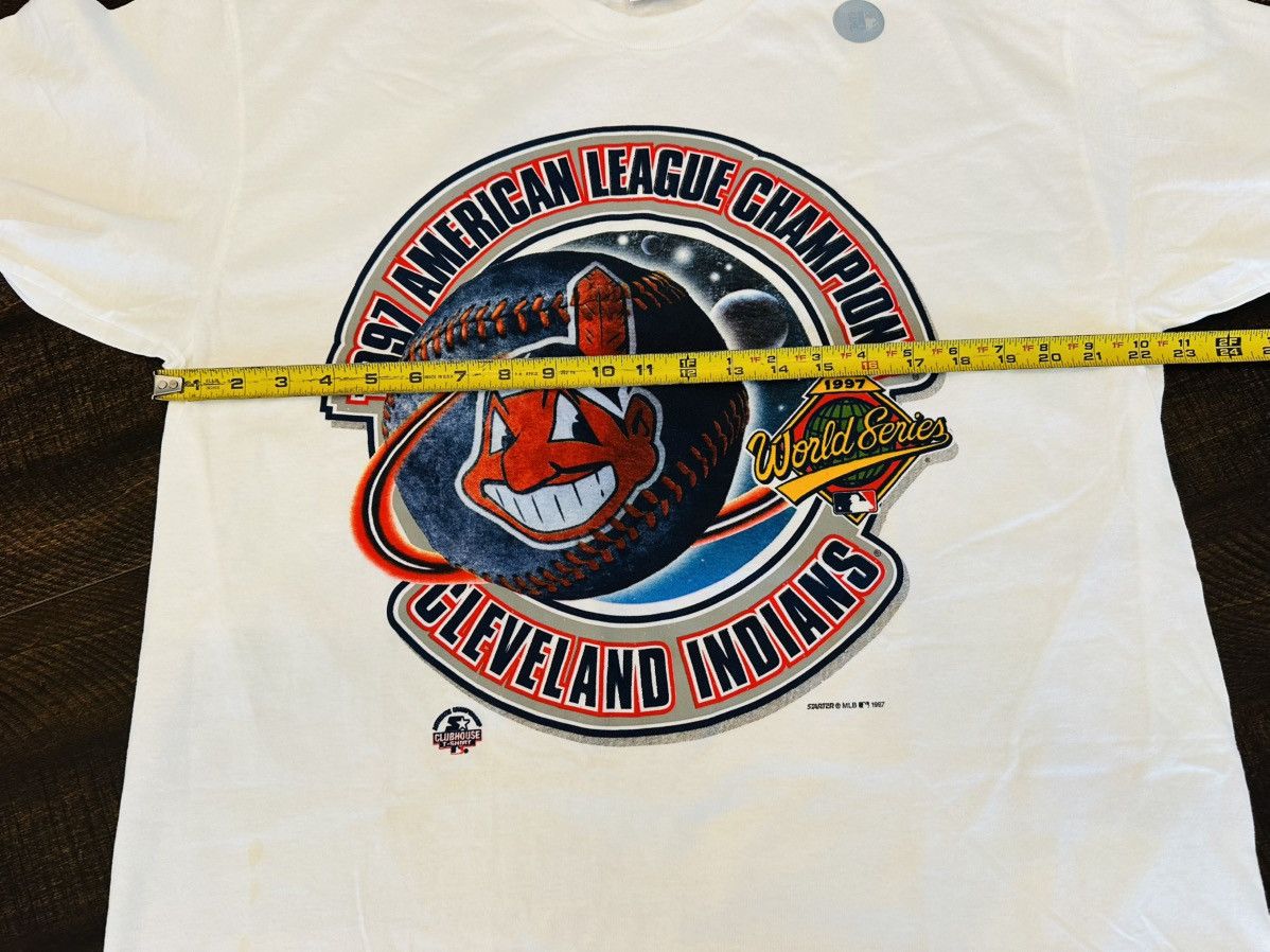 Starter VTG NWOT ‘97 Cleveland Indians AL Champs Starter-USA-L-Spots Size US L / EU 52-54 / 3 - 10 Thumbnail