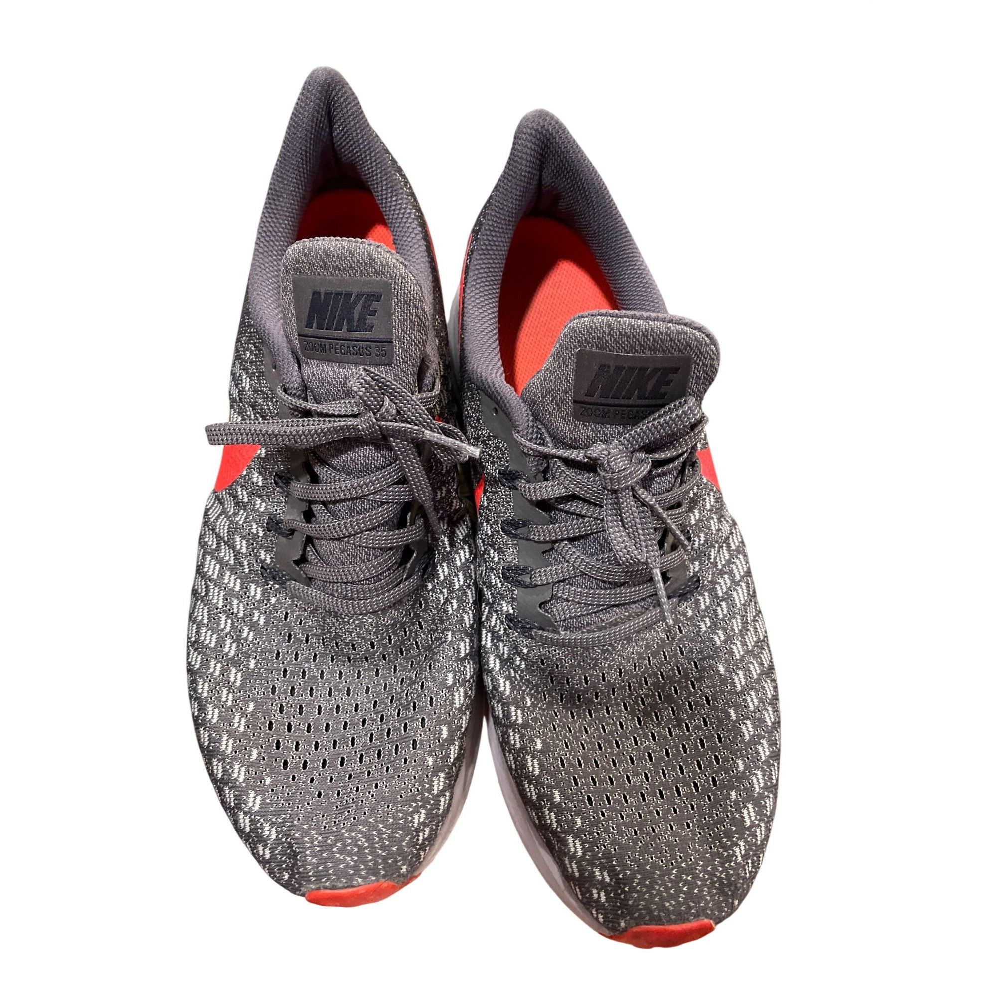 Nike Nike Pegasus 35 mens gray red running walking shoes sz 11 SK Size US 11 / EU 44 - 17 Thumbnail