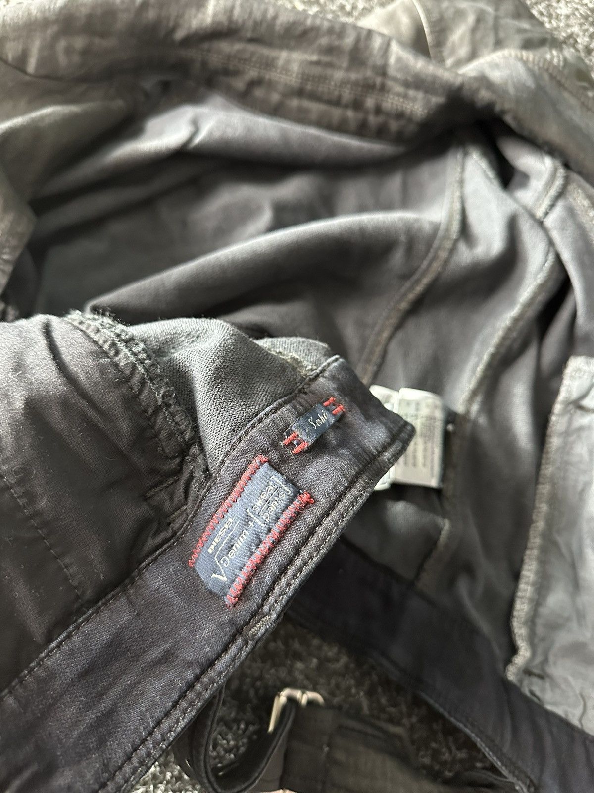 Diesel × If Six Was Nine 🚨AVANT-GARDE Diesel Rick Owen’s Opium Y2K LEATHER DENIM Size M / US 6-8 / IT 42-44 - 15 Thumbnail