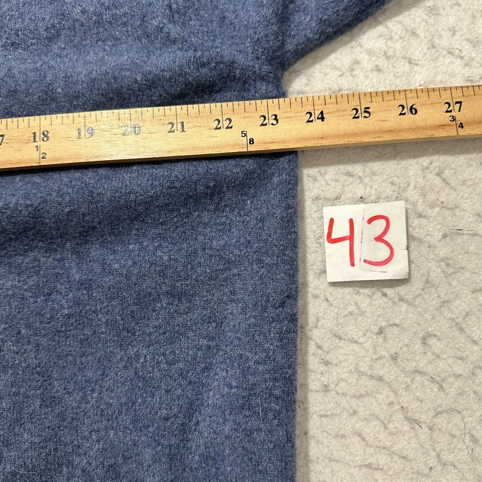 Lands' End Vintage Lands' End XL Lambwool V Neck Navy Blue Knit Sweater Size US XL / EU 56 / 4 - 8 Thumbnail