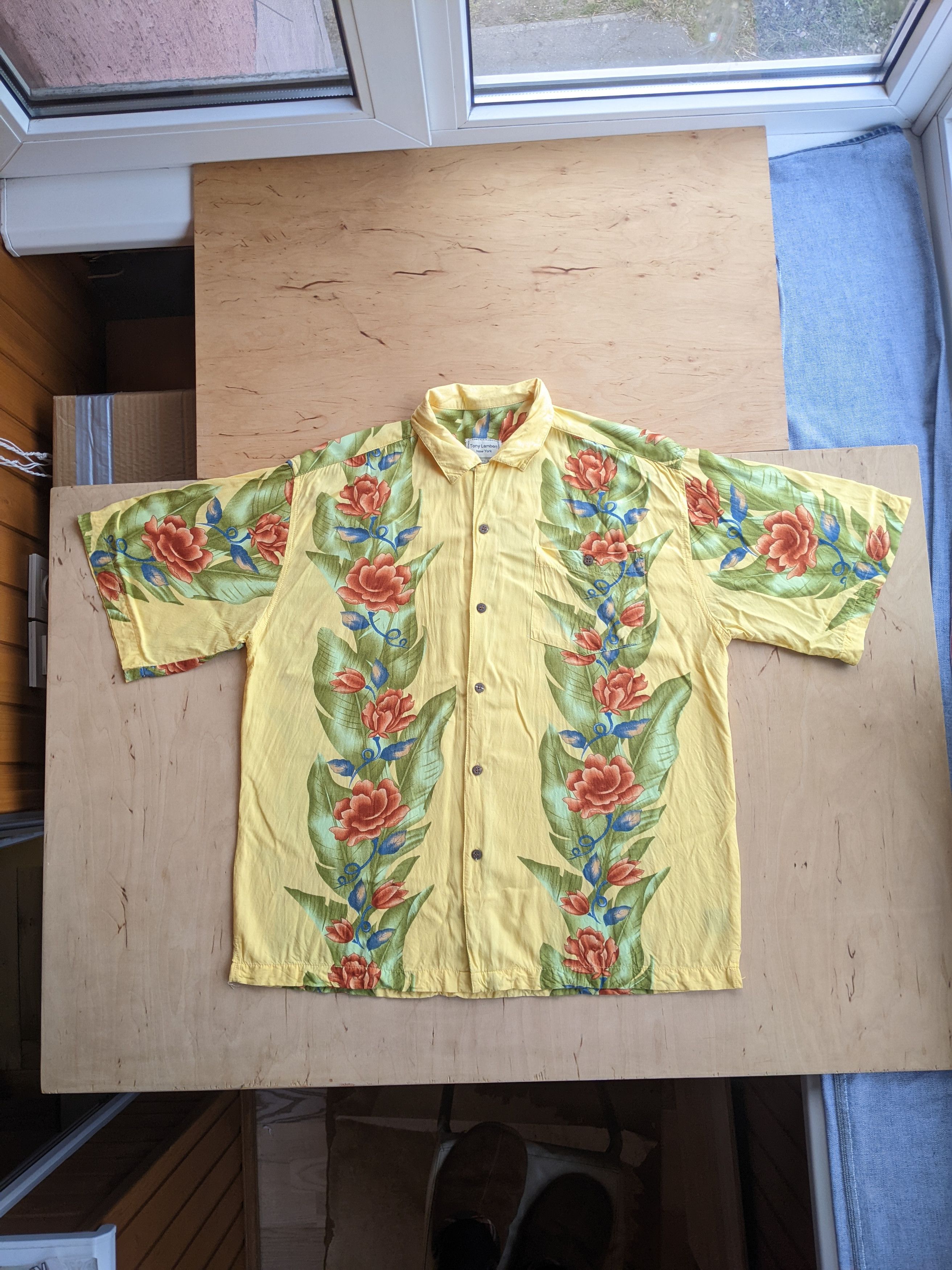 Japanese Brand Vintage Tony Lambert Hawaiian Shirt Polo Ralph Lauren Gucci Size US M / EU 48-50 / 2 - 1 Thumbnail