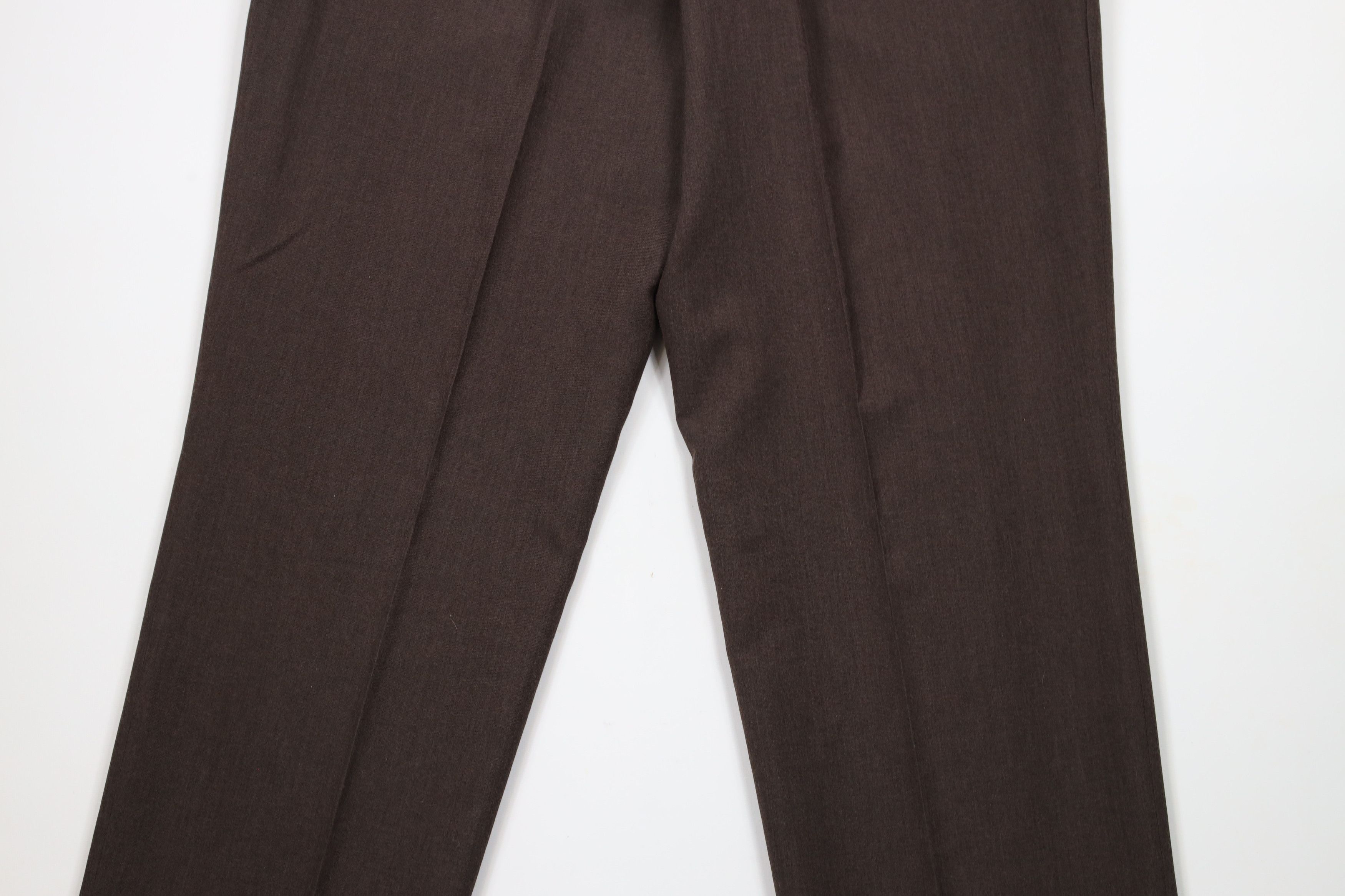 Vintage Vintage 90s Streetwear Flared Wide Leg Chino Pants Brown Size US 34 / EU 50 - 12 Thumbnail